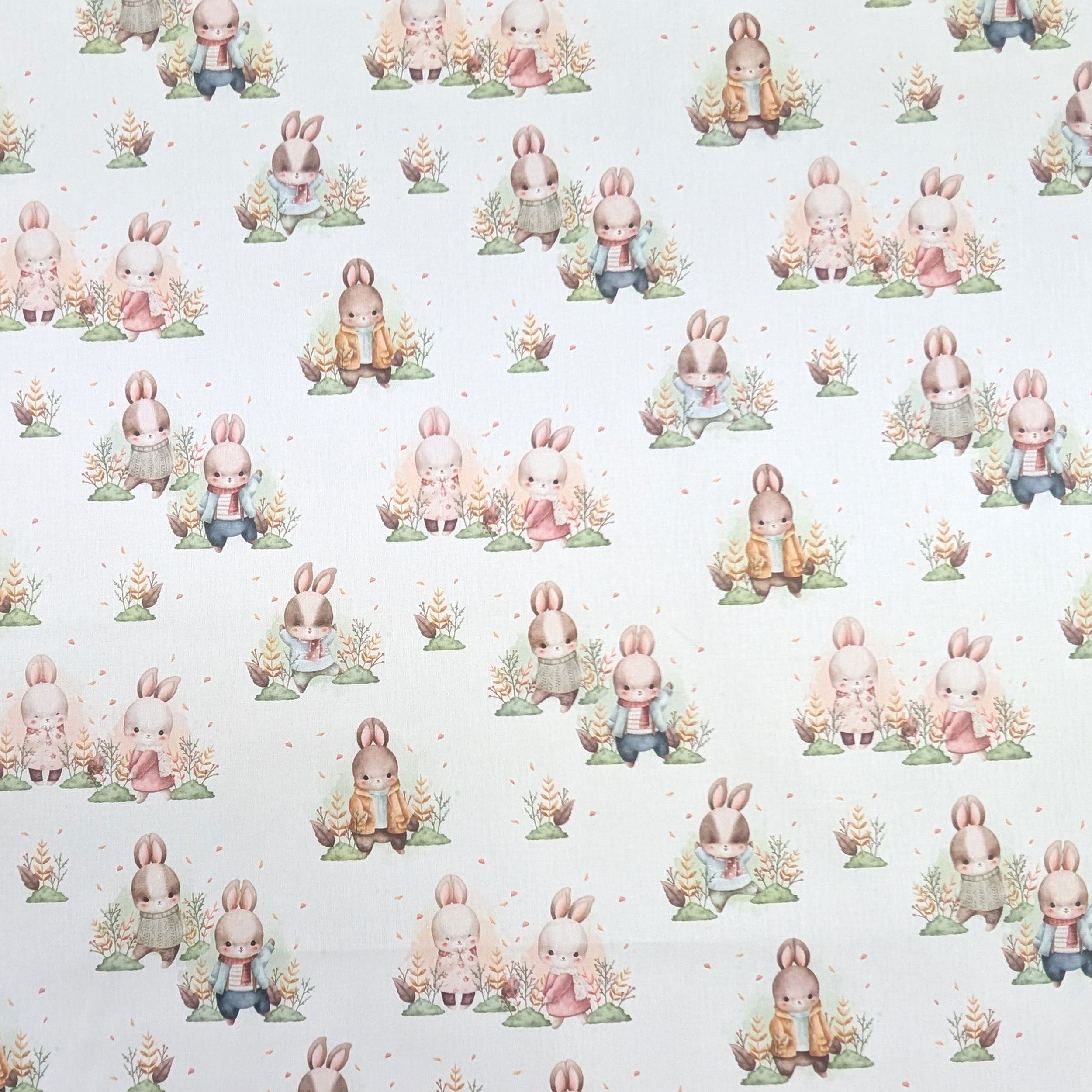 Cotton Fantasy Bunnies in the Woods Image