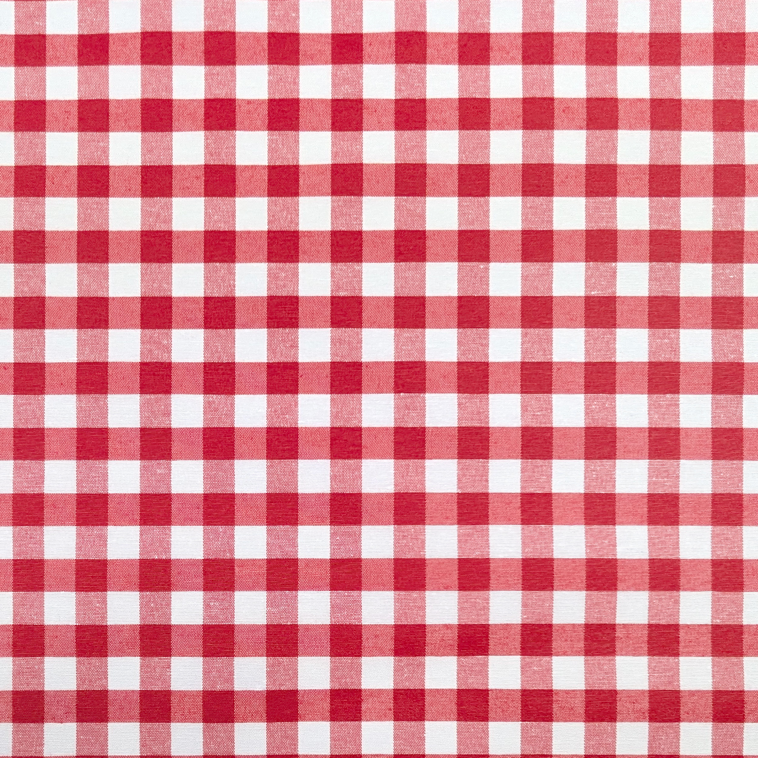Fabric for Resin Tablecloth Red Checks Image