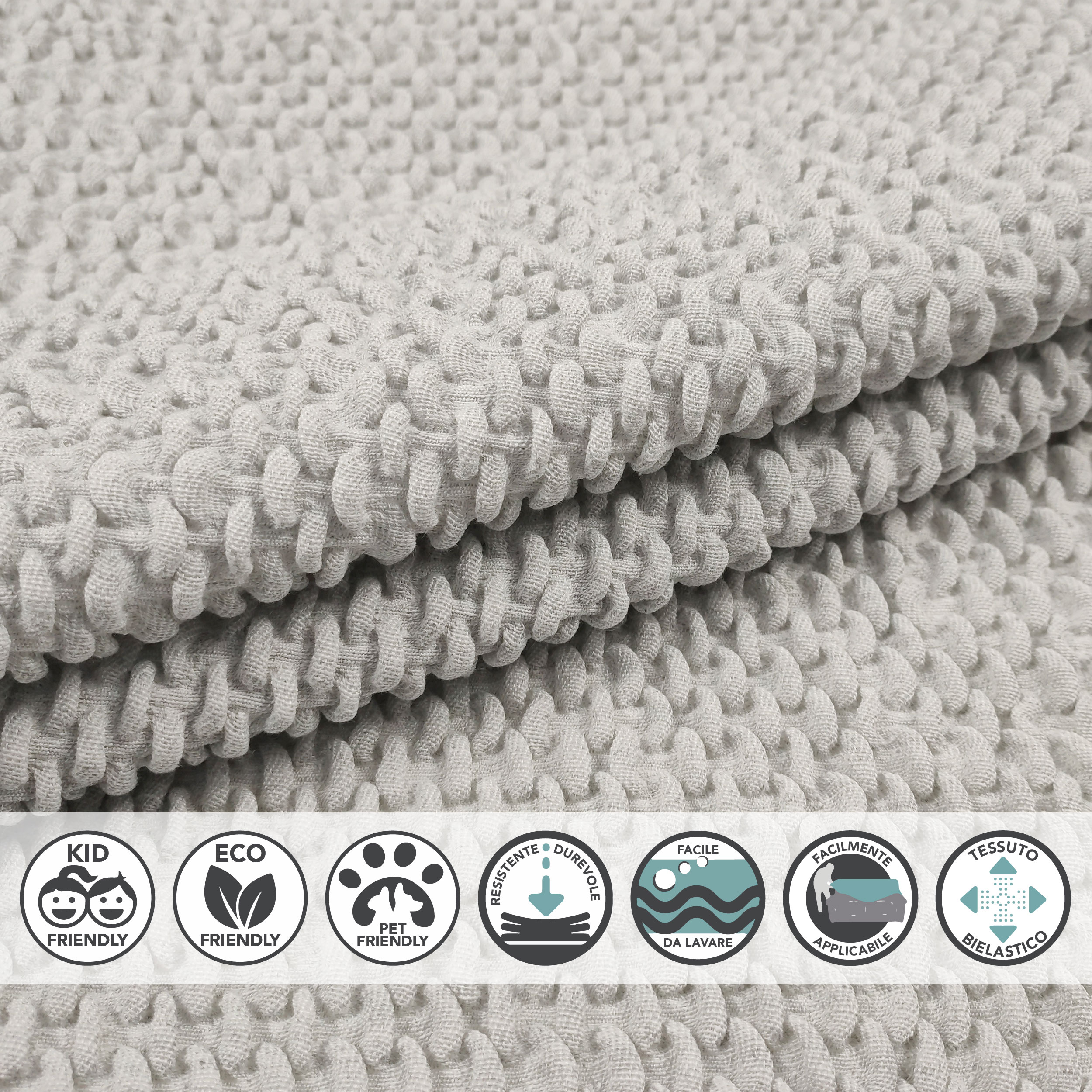 Bi-stretch Curly Sofa Cover 1