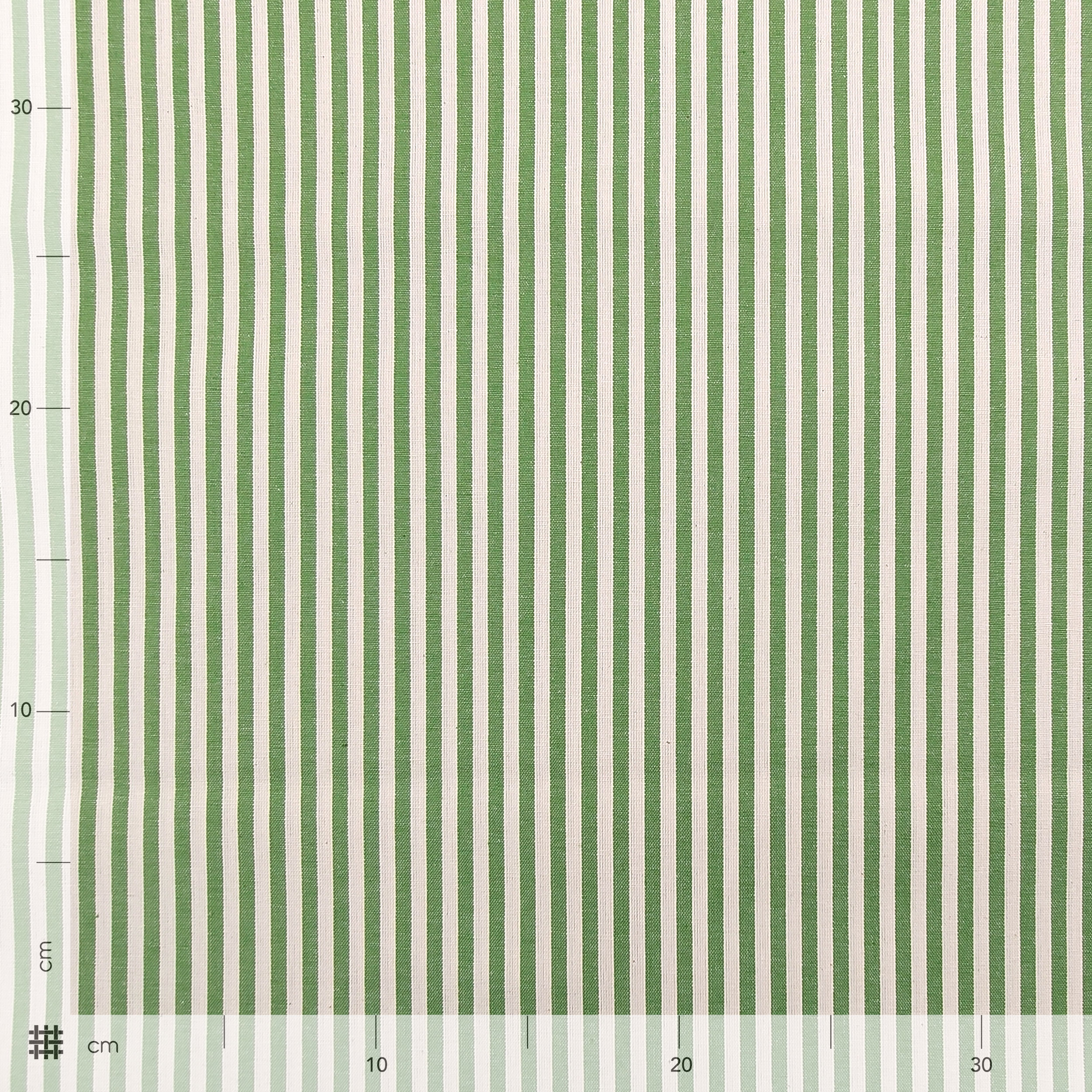 Pure Cotton Striped Tablecloth Fabric Image