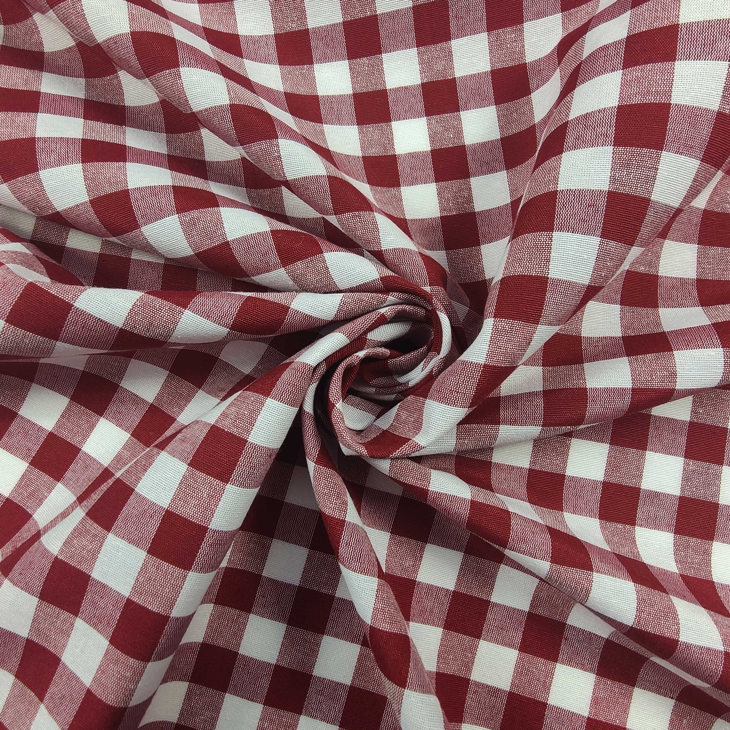 Yarn Dyed Tablecloth Fabric with Check Pattern Image