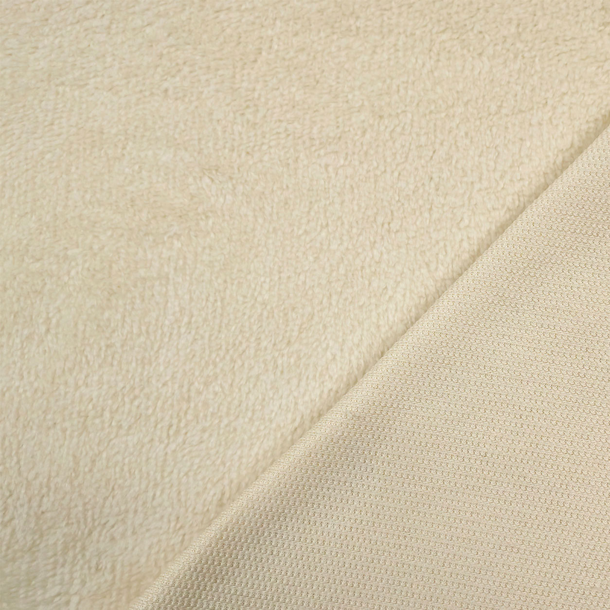 Abrigo polar Teddy Crema