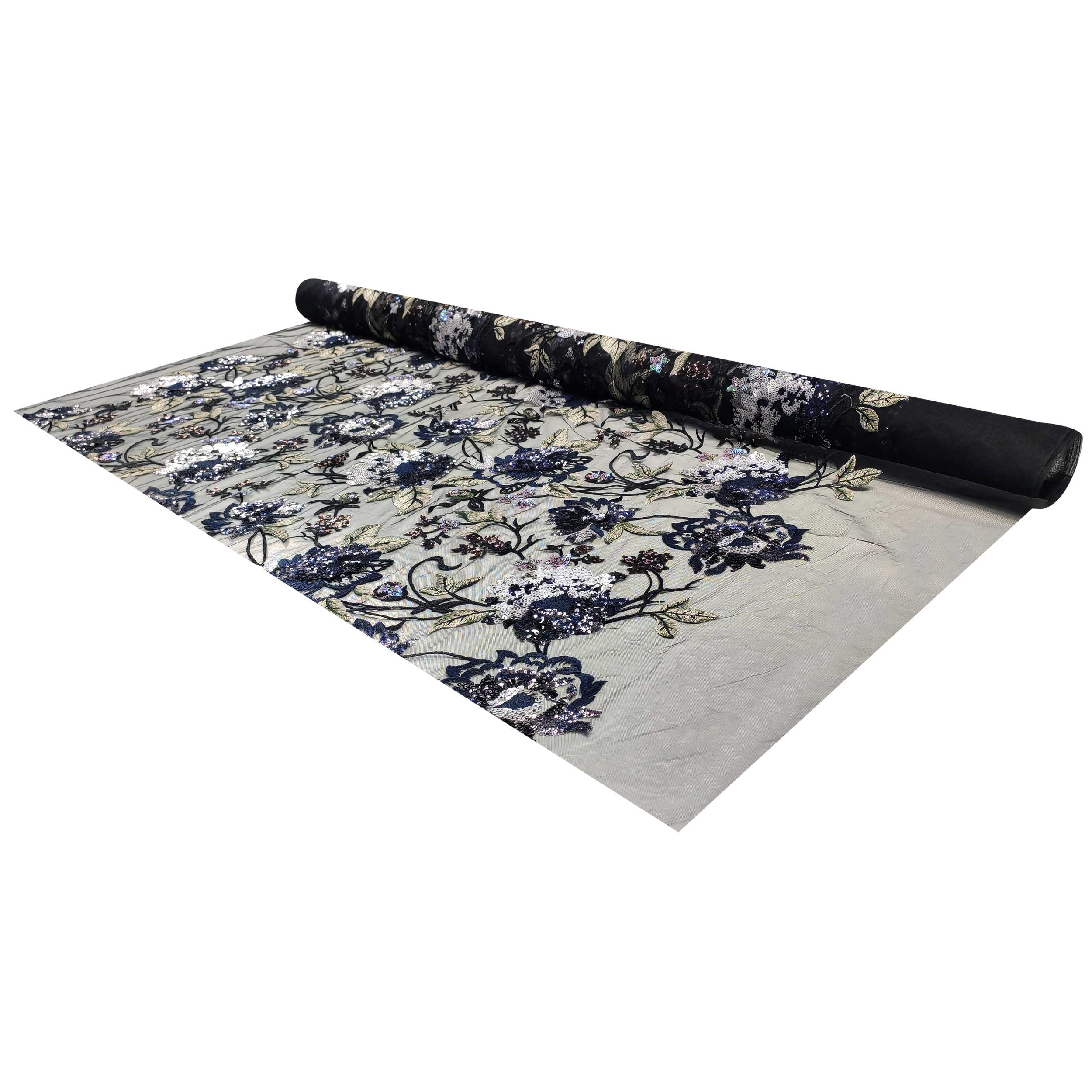 Lace High Fashion Flowers Sequins