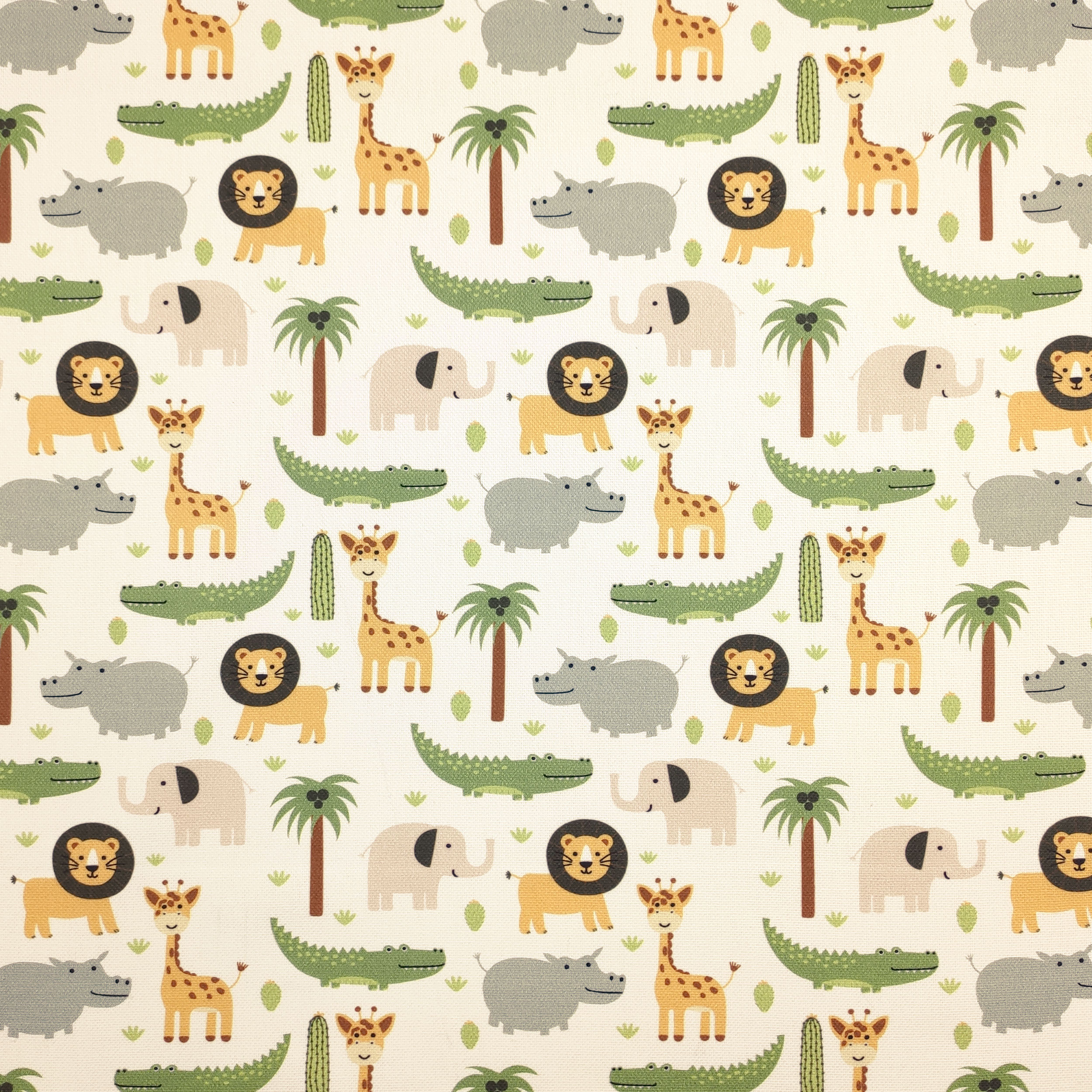 Tissu de coton Ameublement Savannah Animaux
