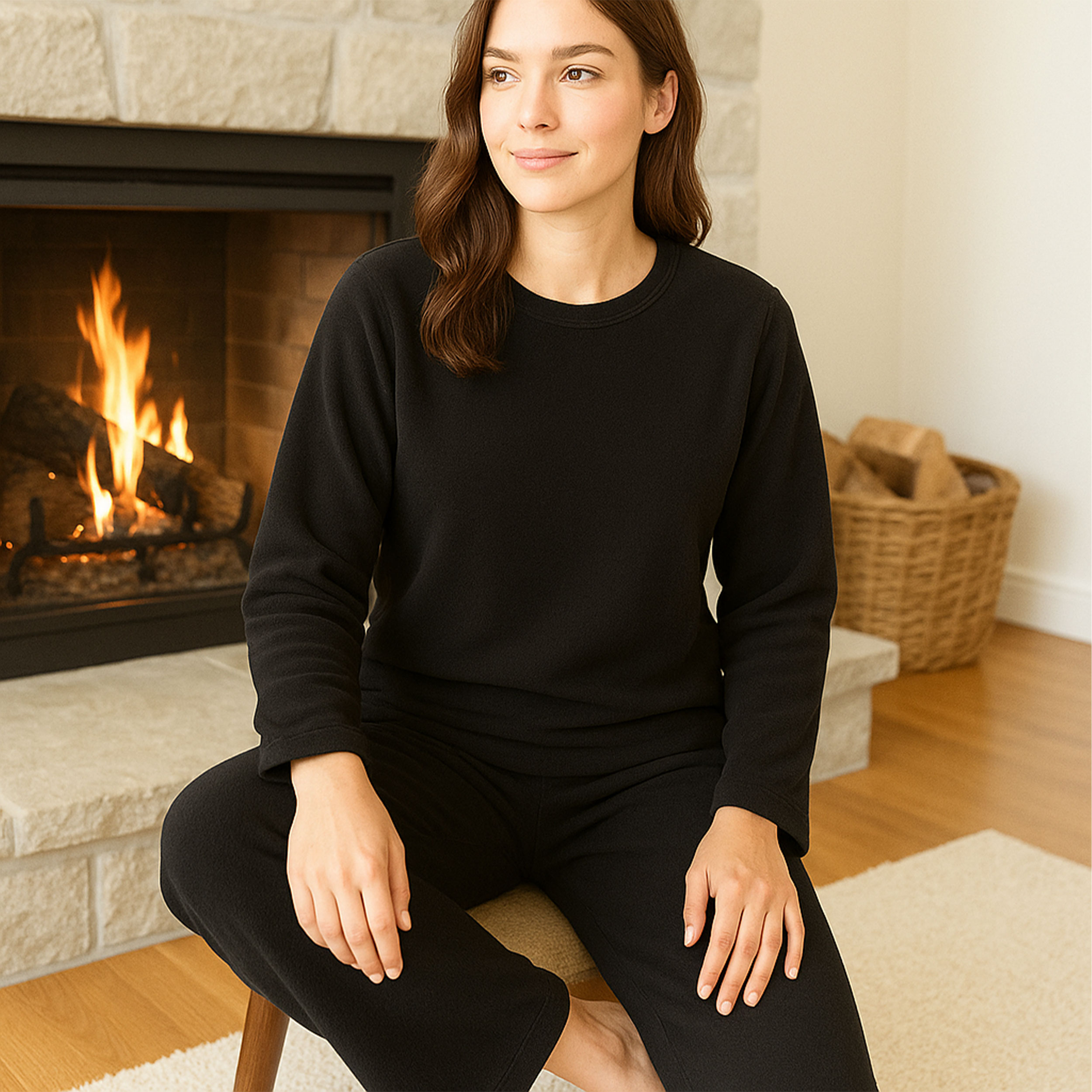 Black Velvet Double Fleece Image