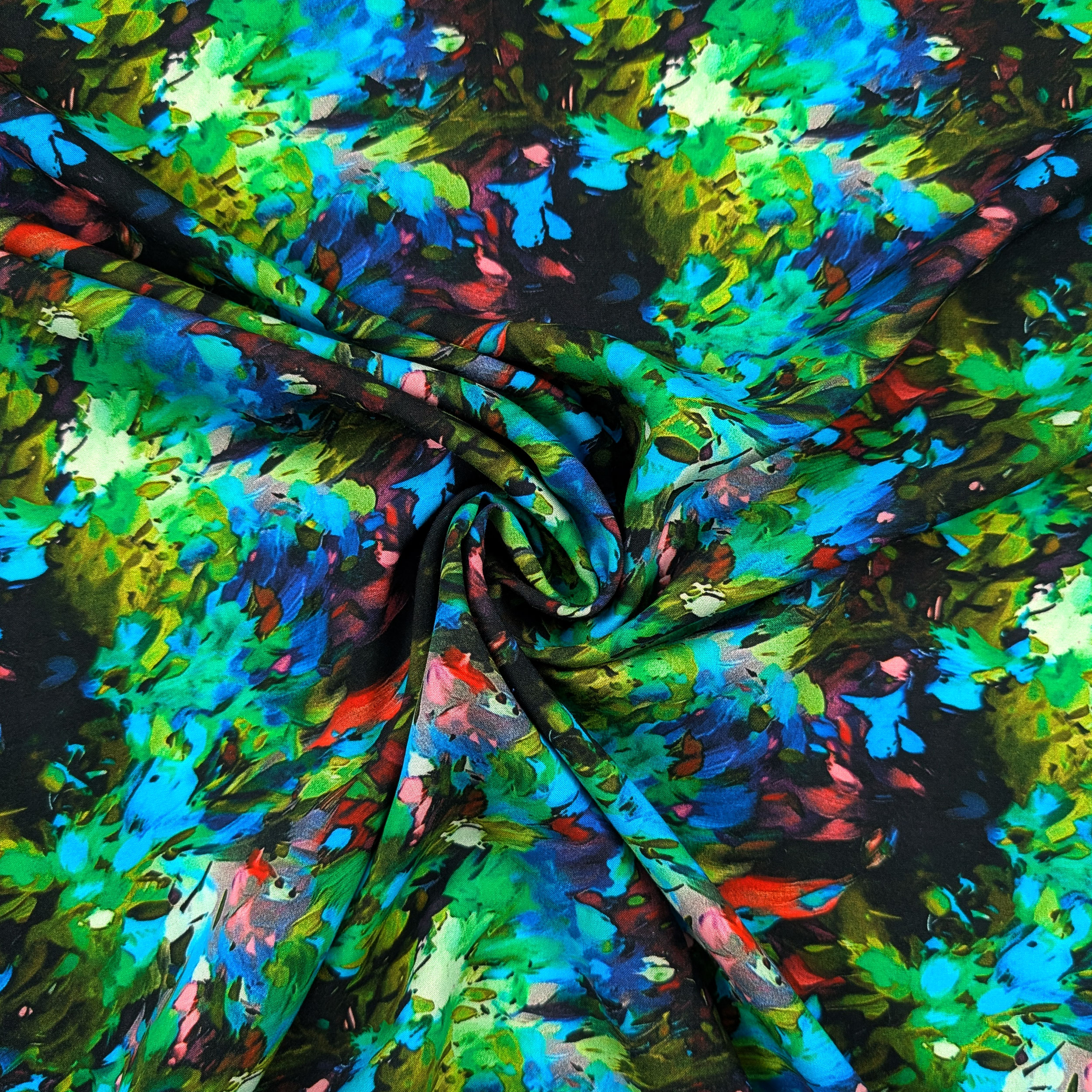 Viscose Abstract Coloured Fantasy Image