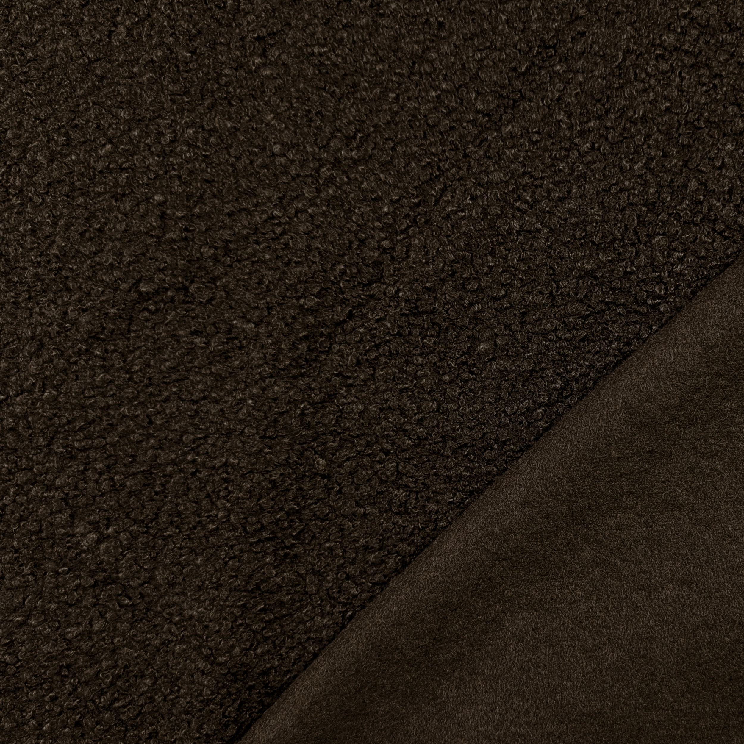 Brown Dyed Bouclè Coat Image