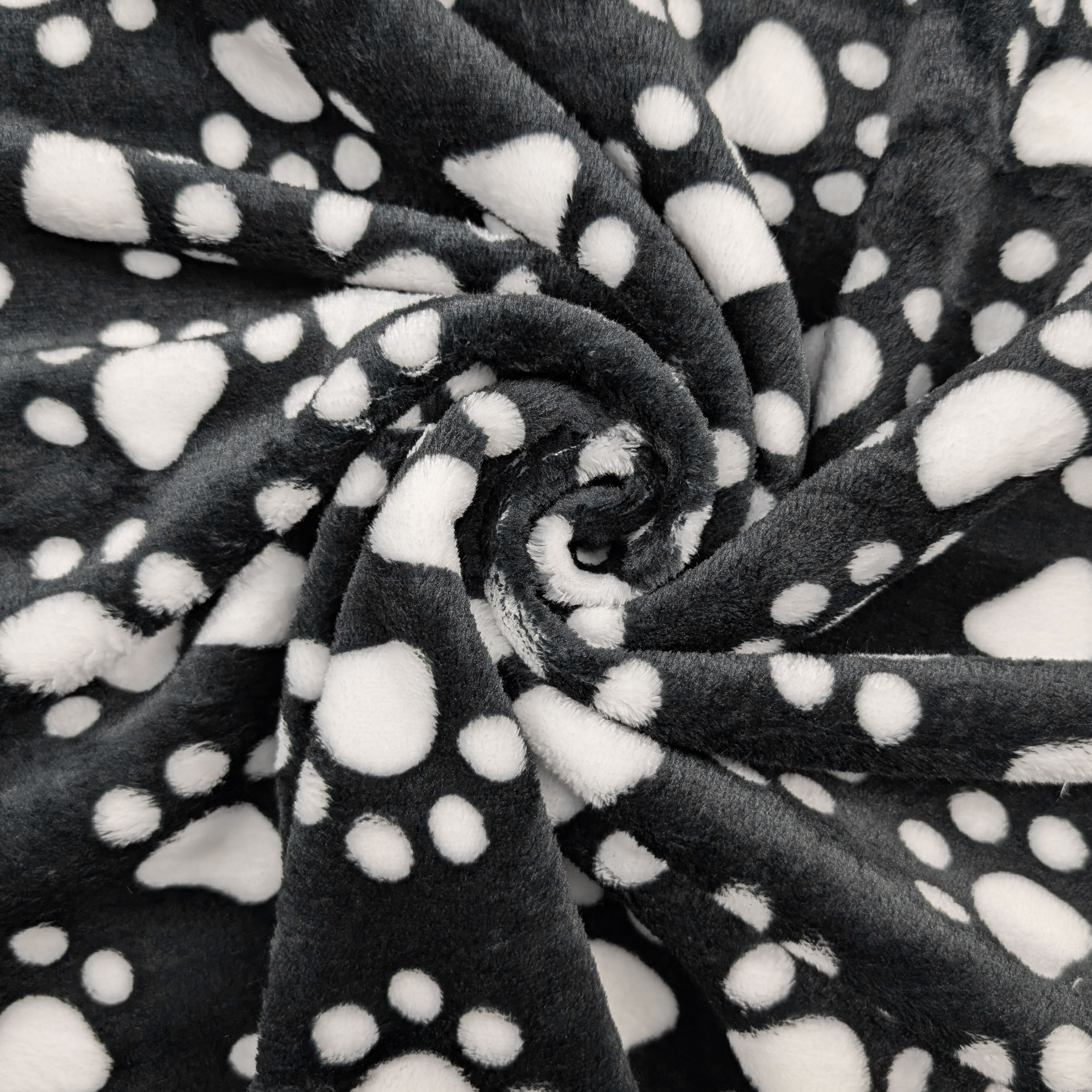 Cashmere Hand Fleece White Orme Background Black Image