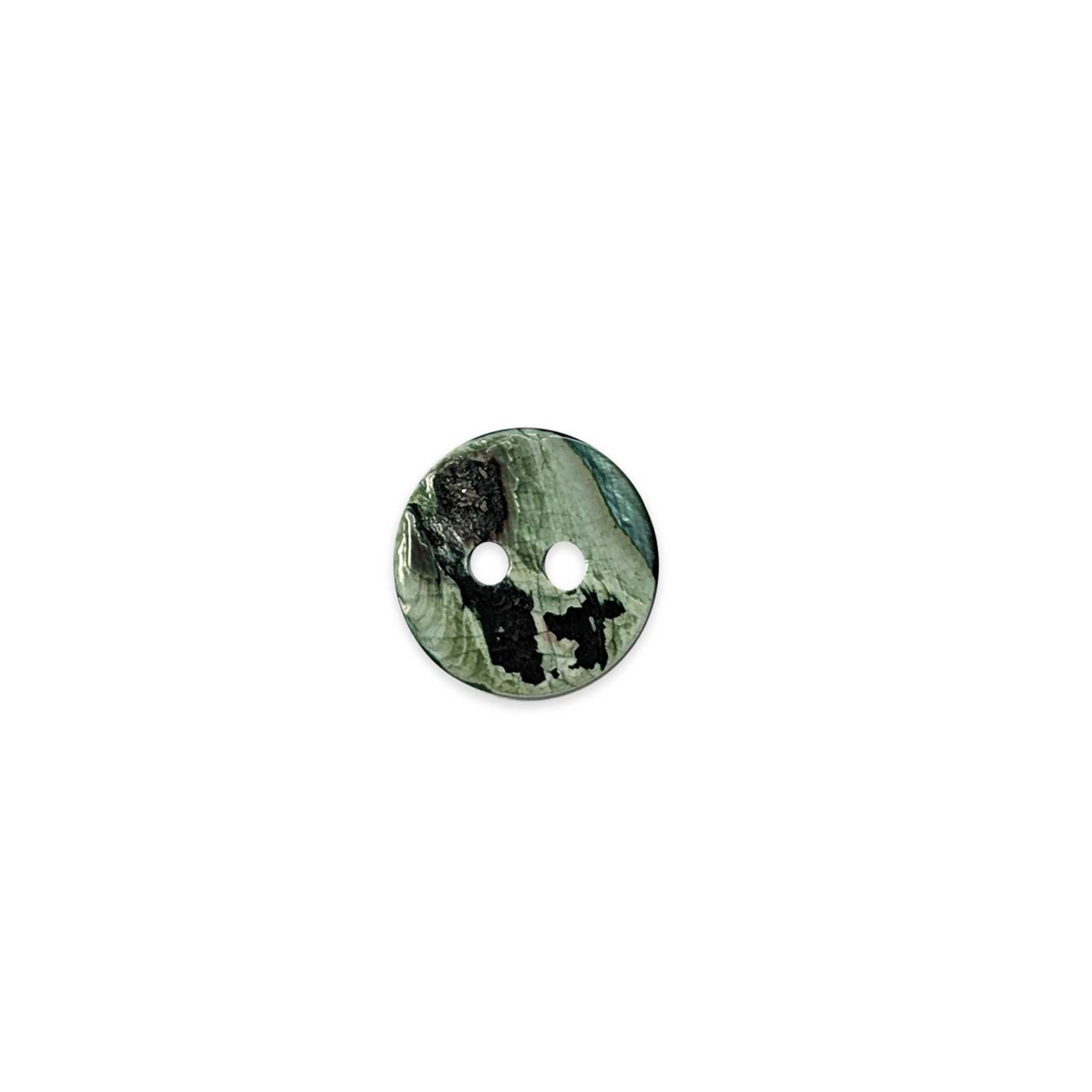 Mother-of-pearl button 2 holes Sage Lin 24 Image