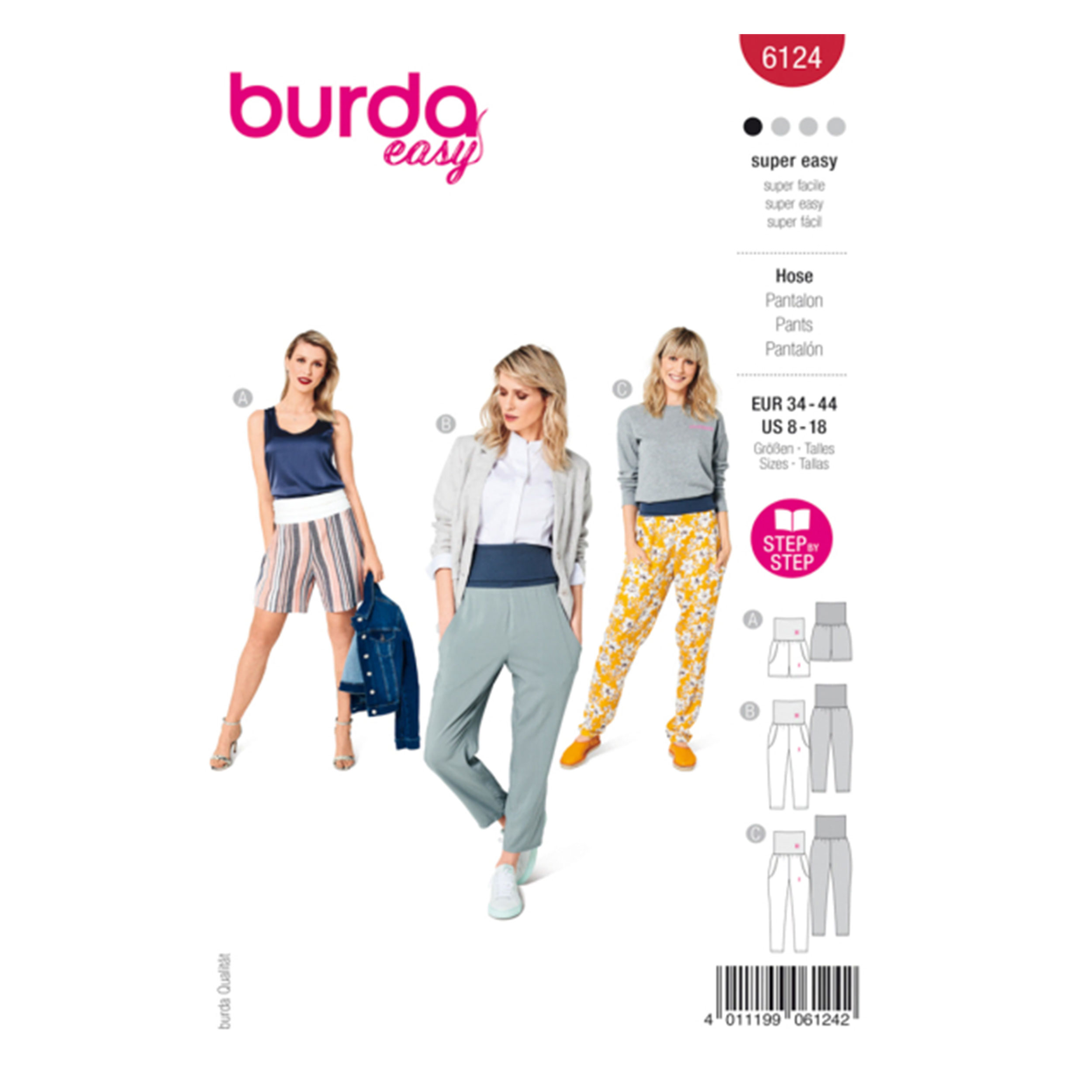 Pattern Burda Super Easy Trousers Image
