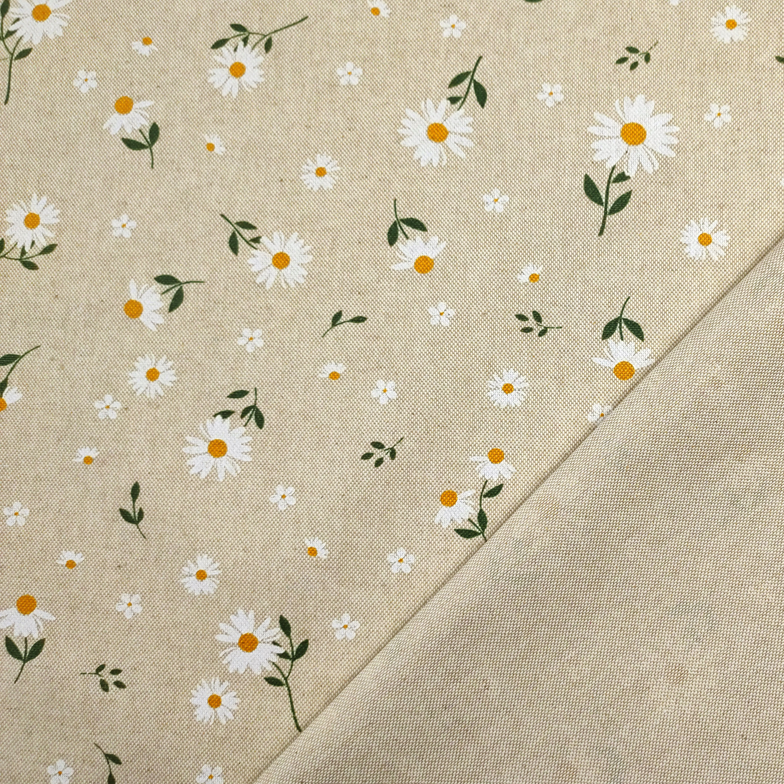 Fabric for Resin Tablecloth Small Daisies