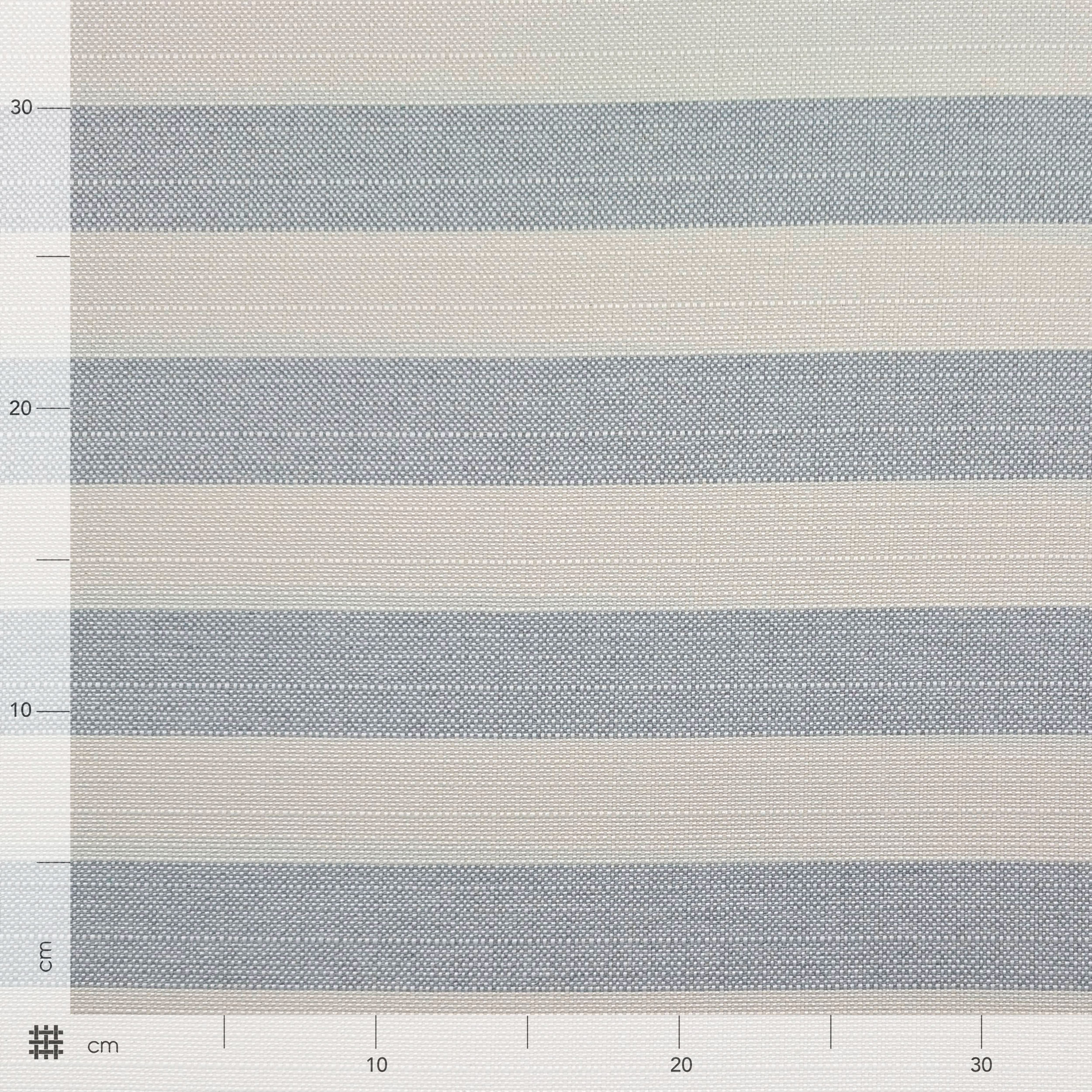 Grey Striped Jacquard Fabric Image