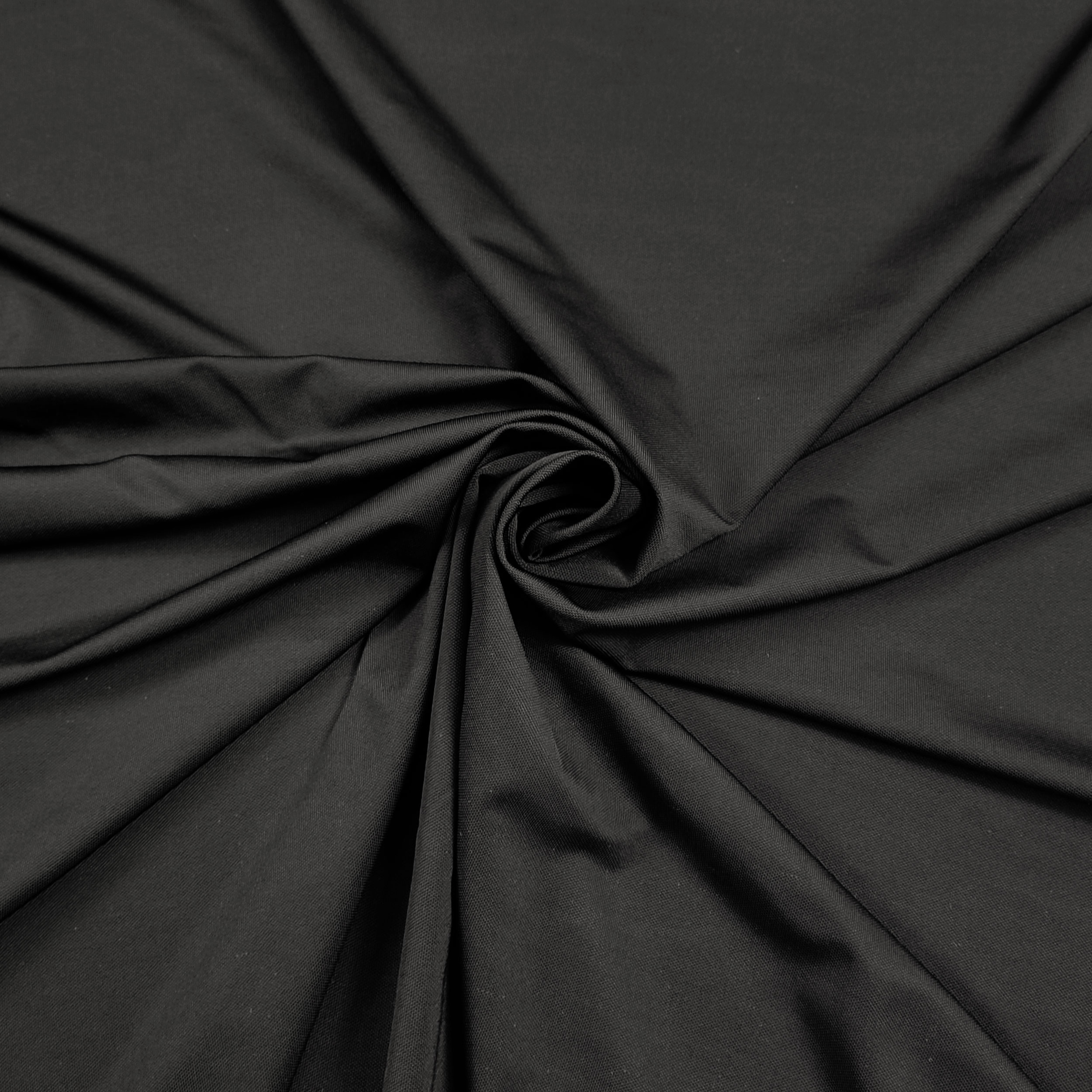 Double Black Natural Silk Viscose Jersey