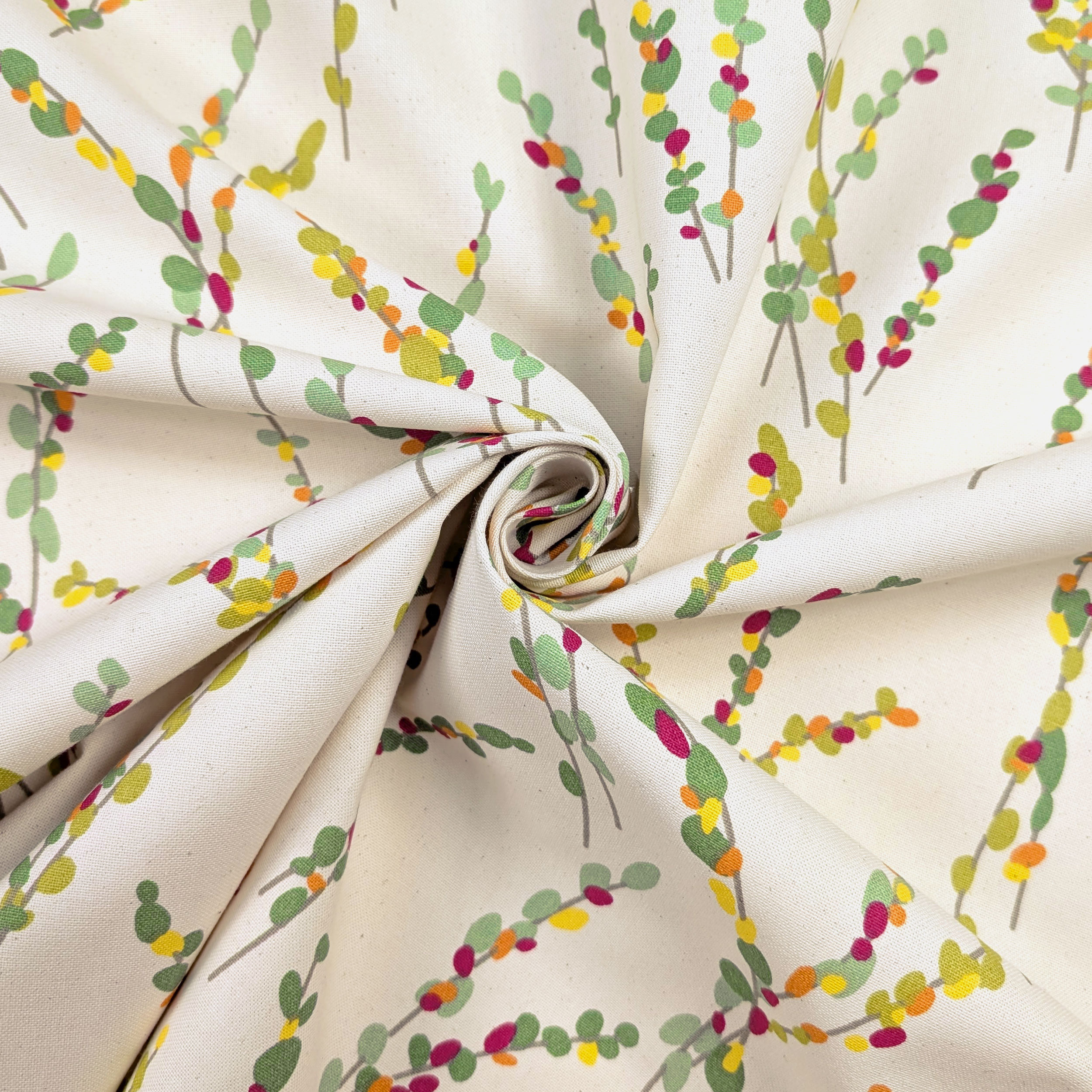 Natural Panama Branches with Coloured Leaves Image