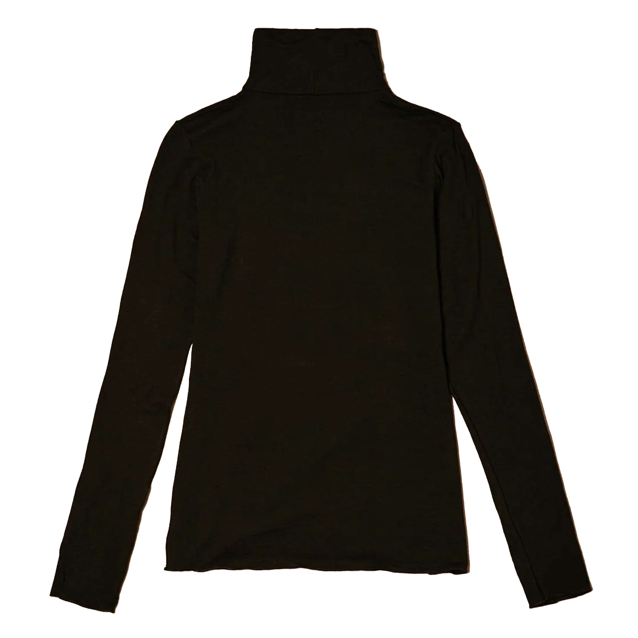 Jadea Schwarzer langärmeliger Rollkragenpullover aus Kaschmir Image
