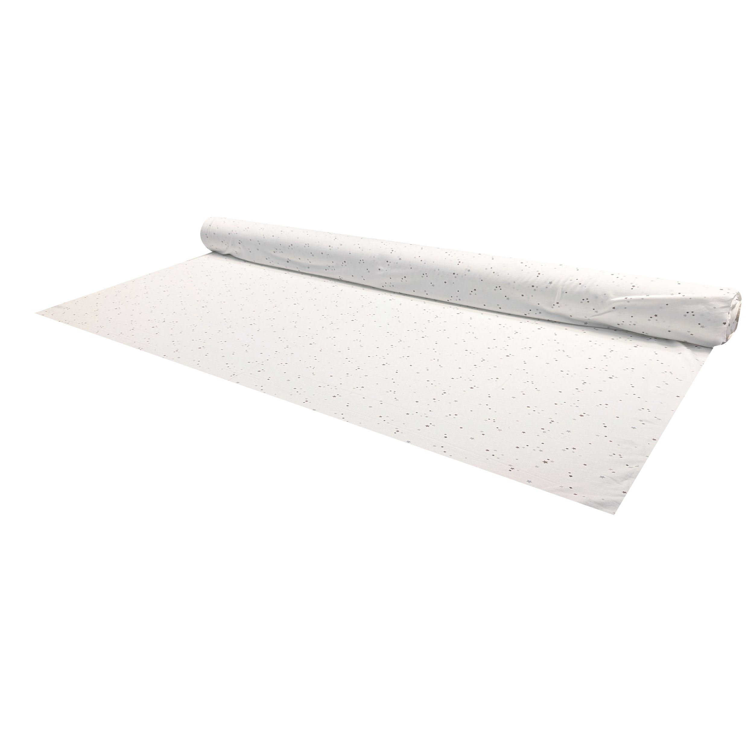 Jersey Cotton White Stars Image