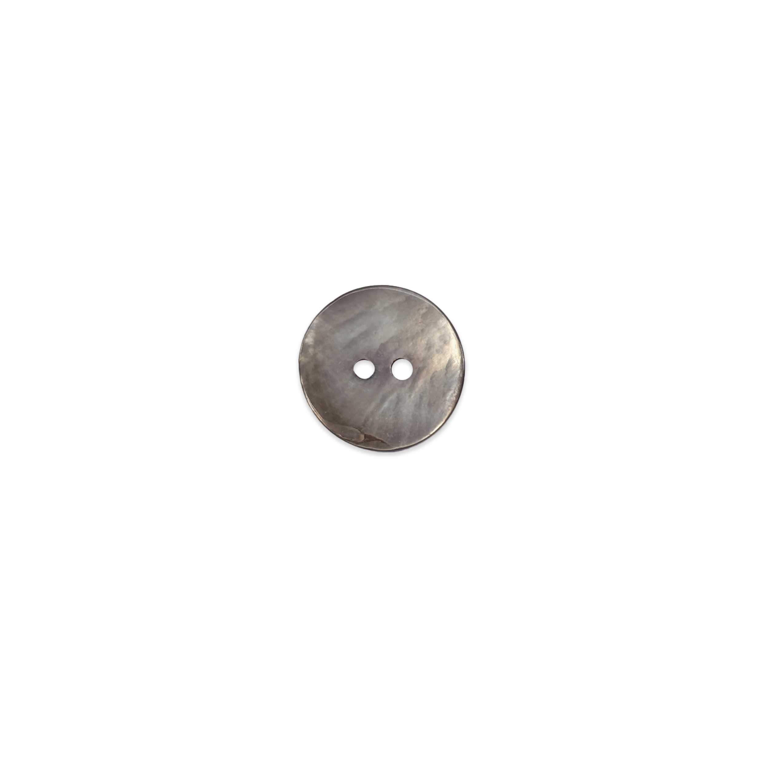 Mother-of-pearl button 2 holes Grey Lin 28 Image