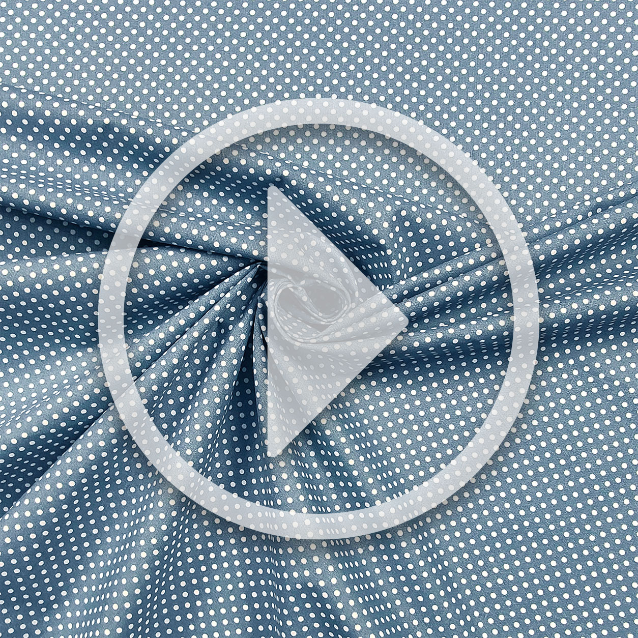 Polka Dot Air Force Blue Cotton Image