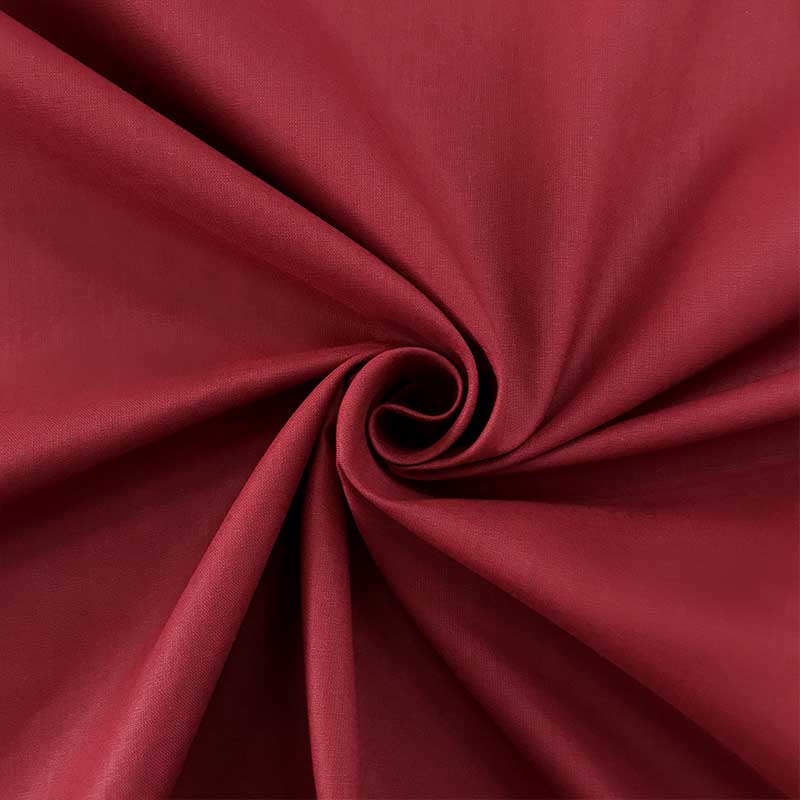 Drap de coton pur Lux Bordeaux Image