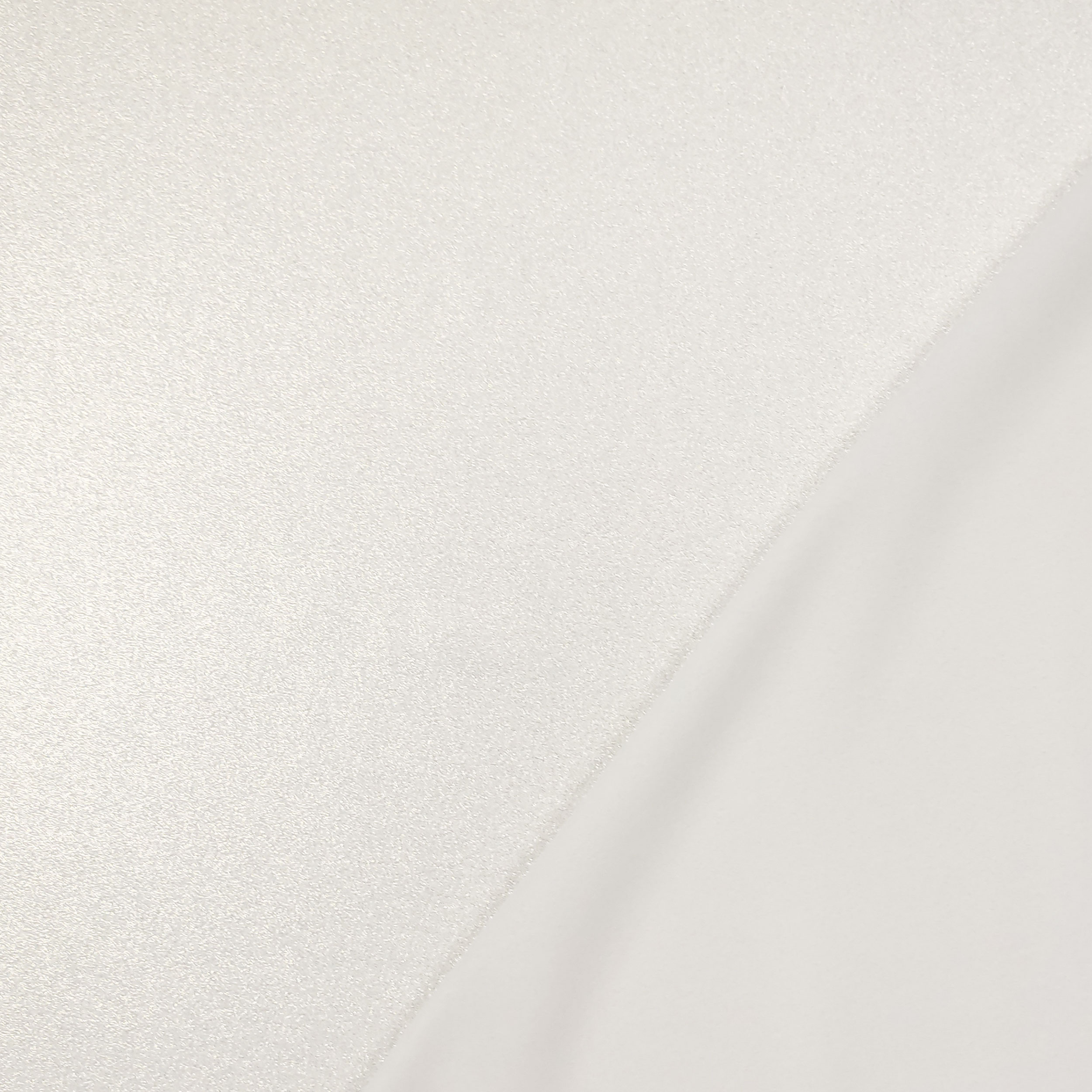 Georgette laminée blanche