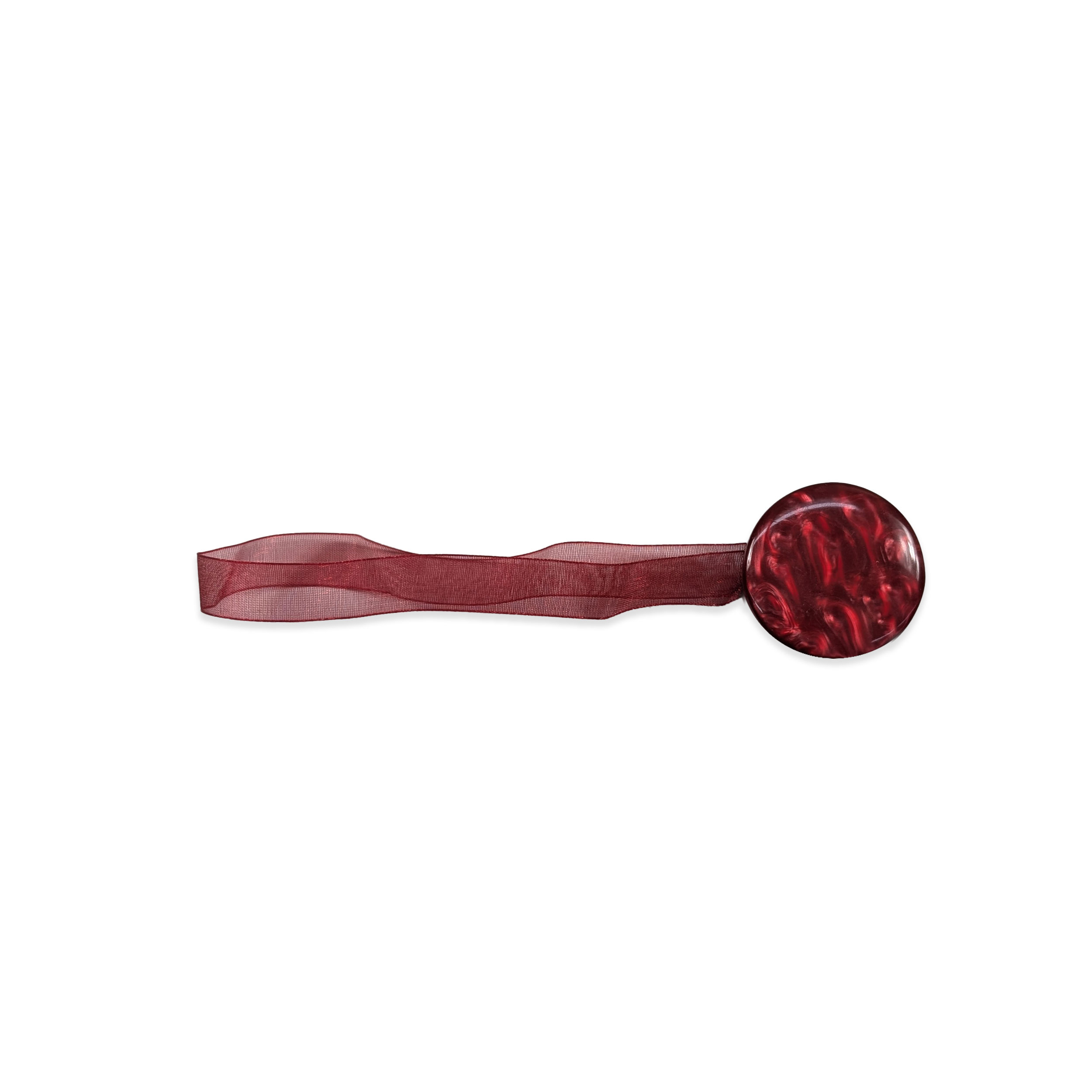 Button Curtain Magnet - Bordeaux Image