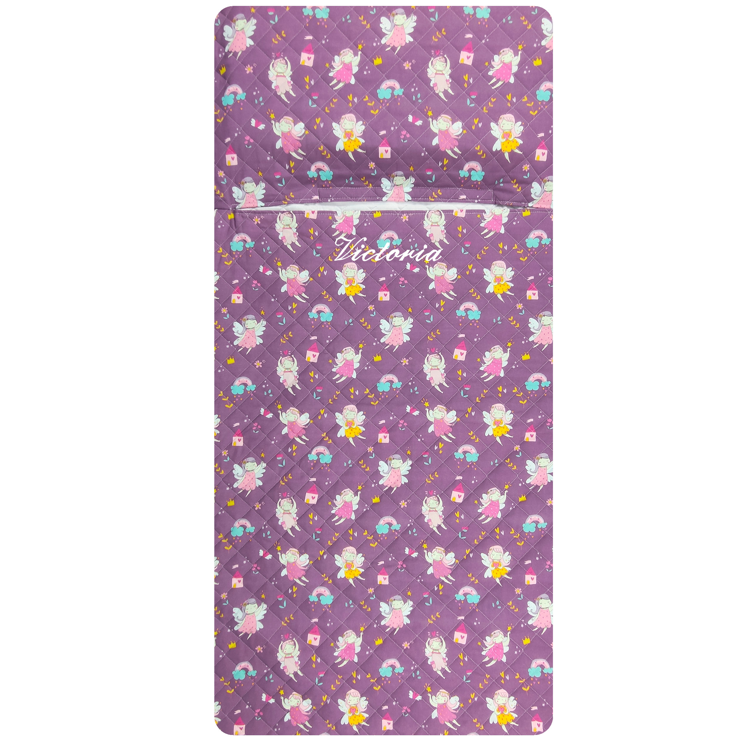 Sac de couchage des fées Fond lilas - Panini Fabrics