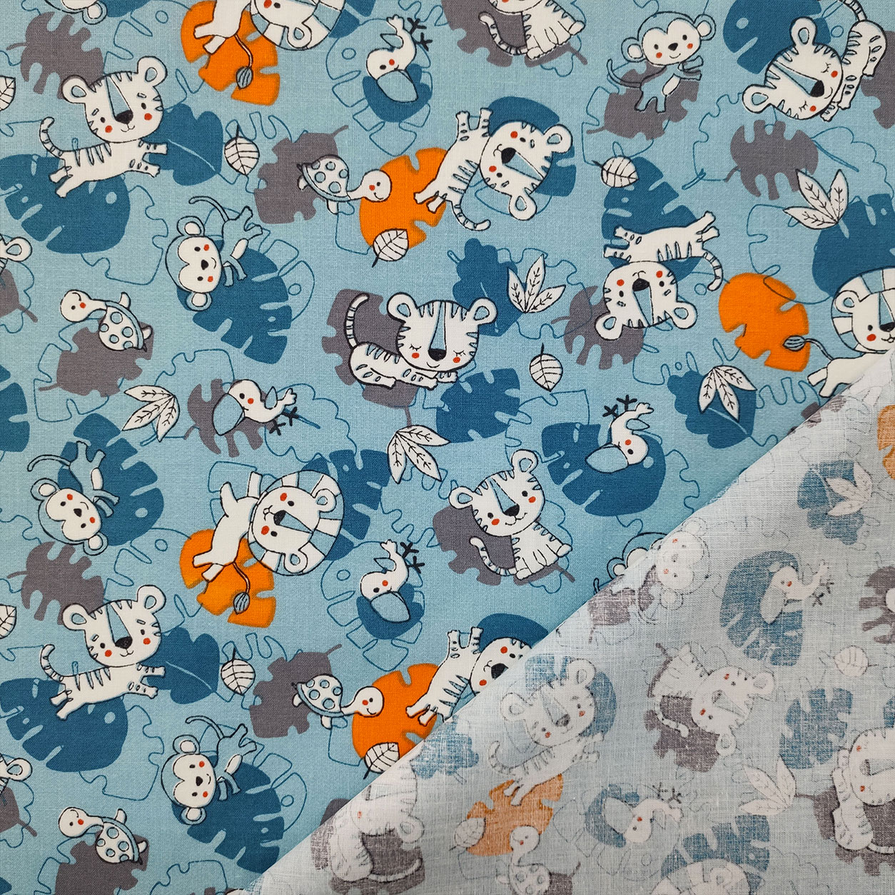 Tissu de coton découpé Baby Savana 80x160 cm Image