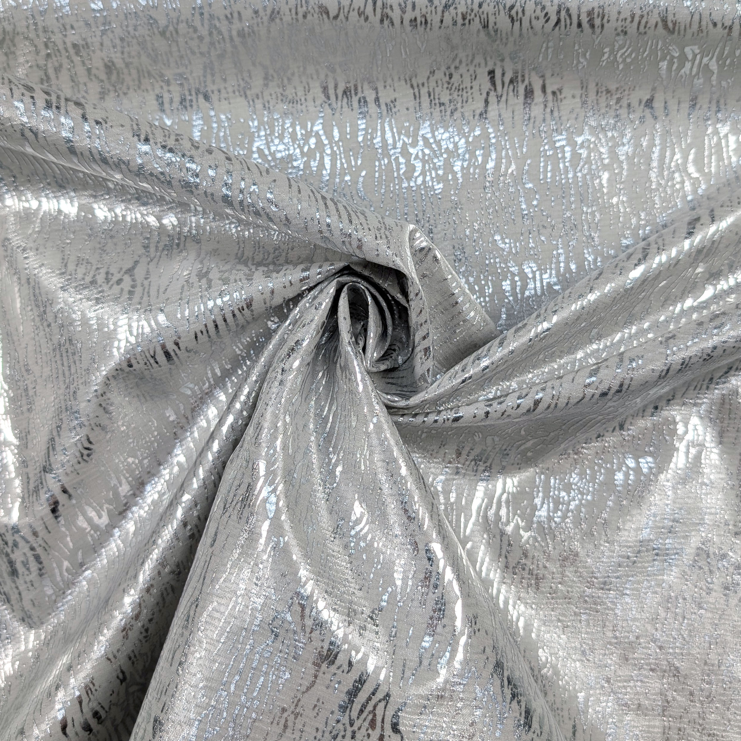 Cotton Fantasy Coated Lurex Silver Image