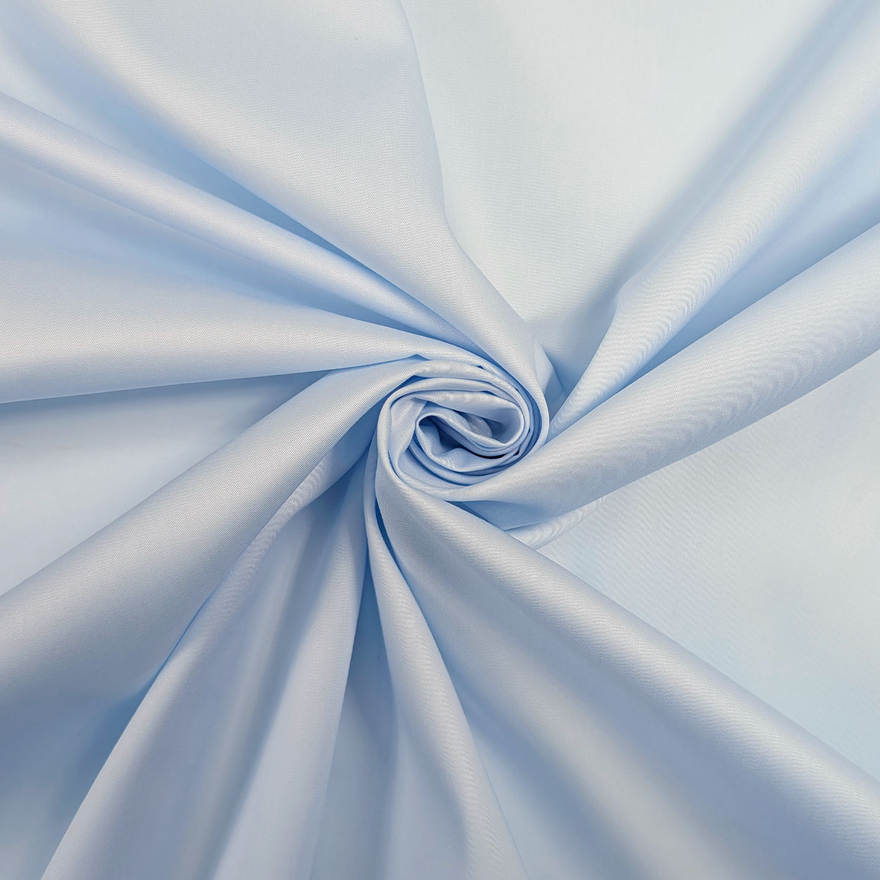 Shirting Rasatello Light Blue Swiss No Iron Image
