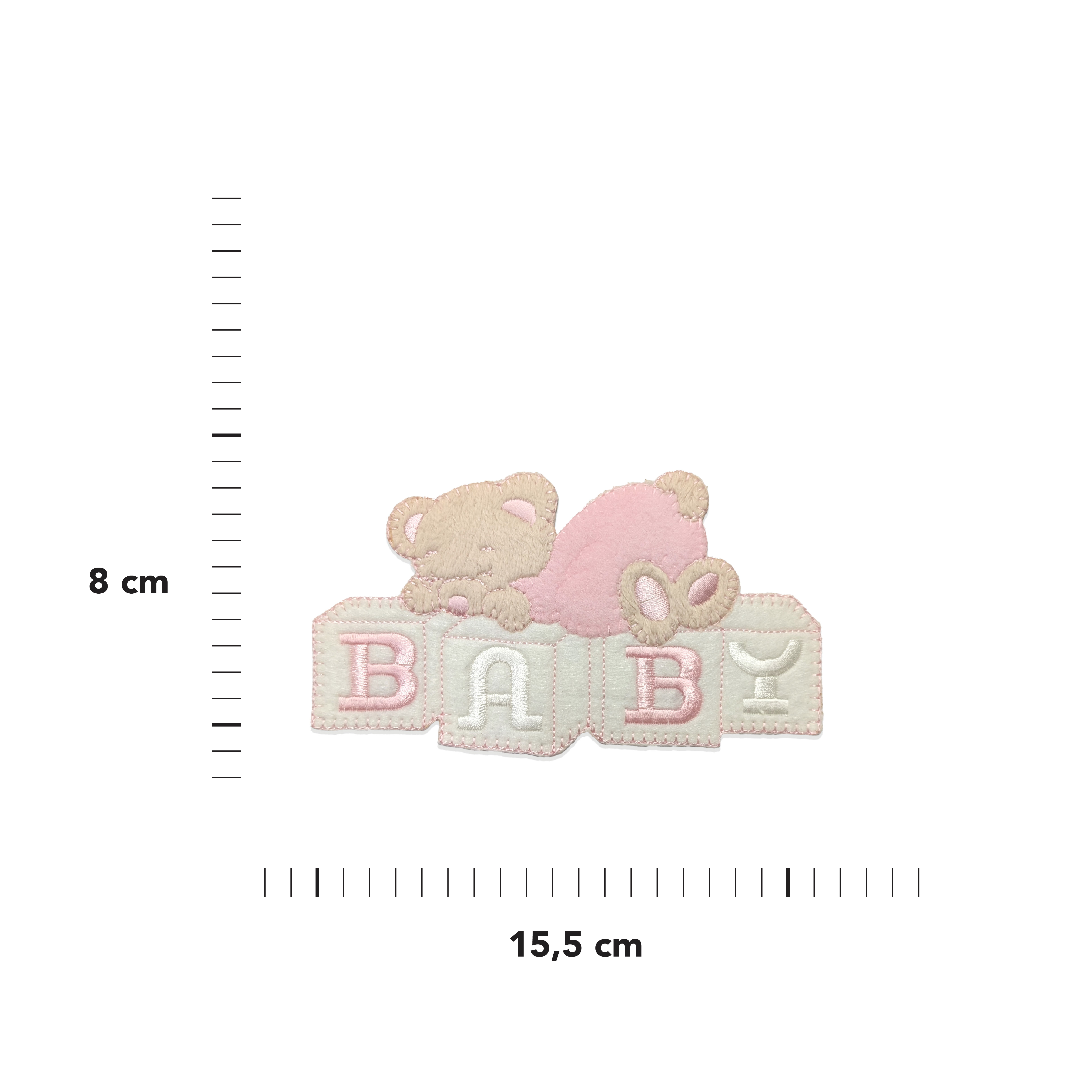 Thermoadhesive application Sleepy Bear with Baby Script Image