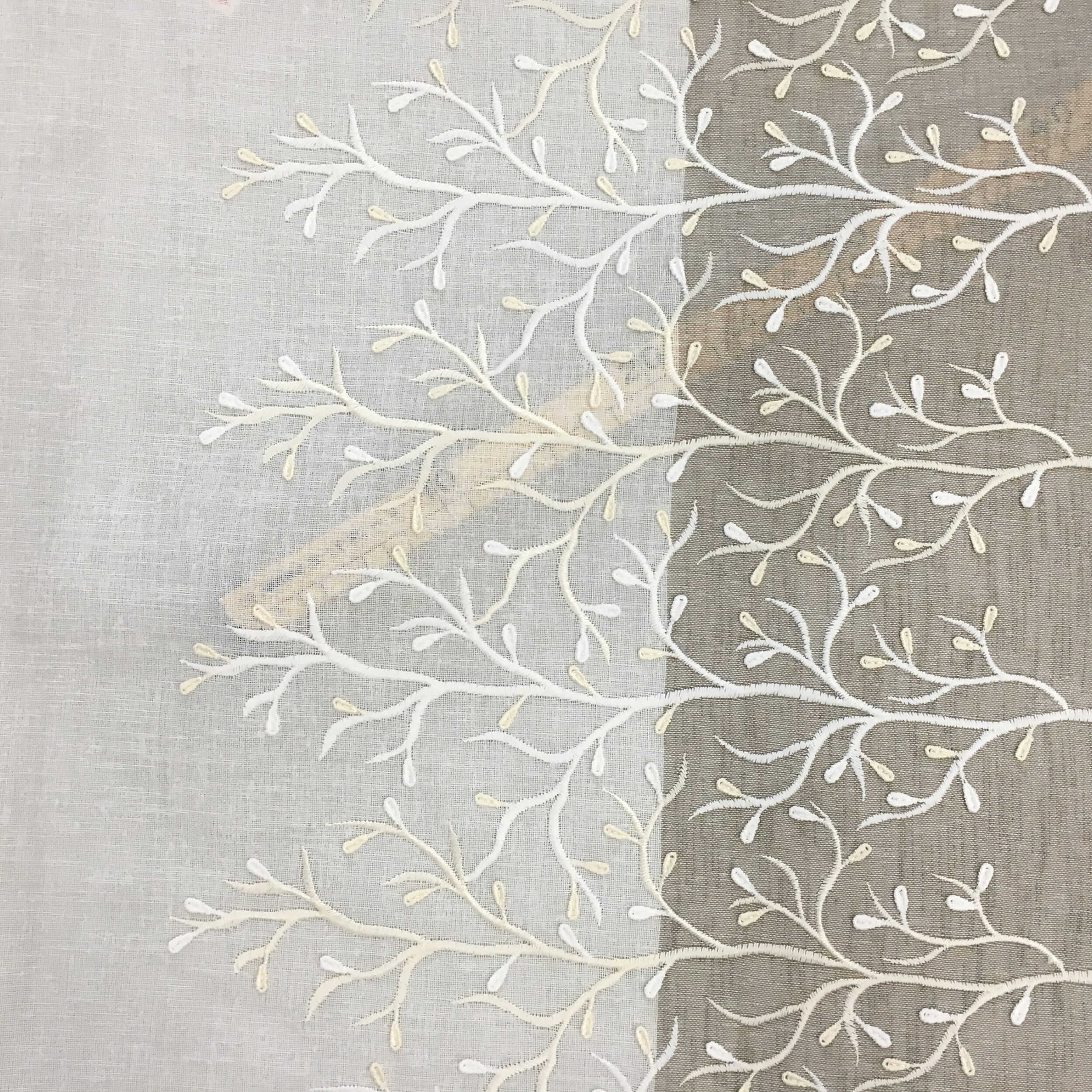Scampiolo Classical Curtain Ramage Dove Grey 200x320 cm Image