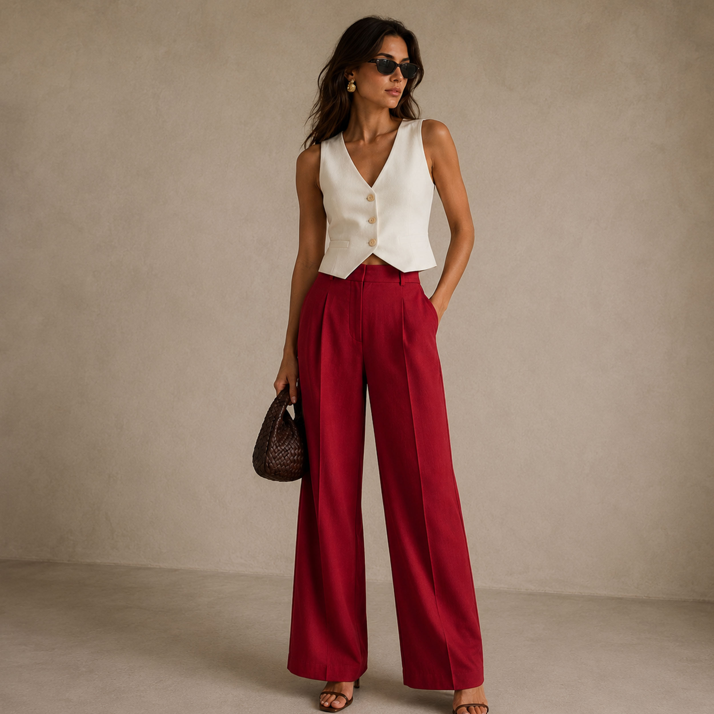Pure Linen Moda Rubino Image