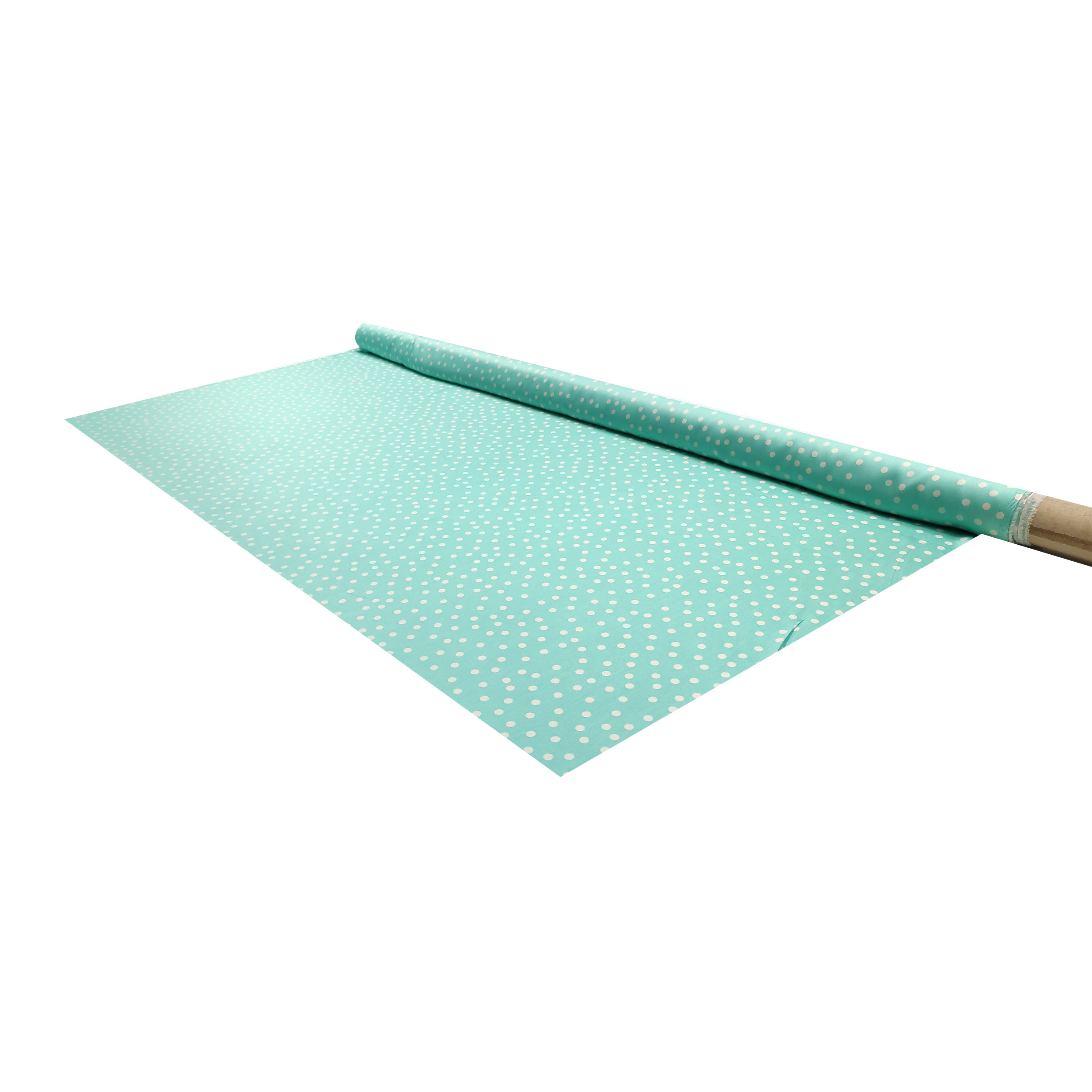Ensemble en satin de coton à pois blancs