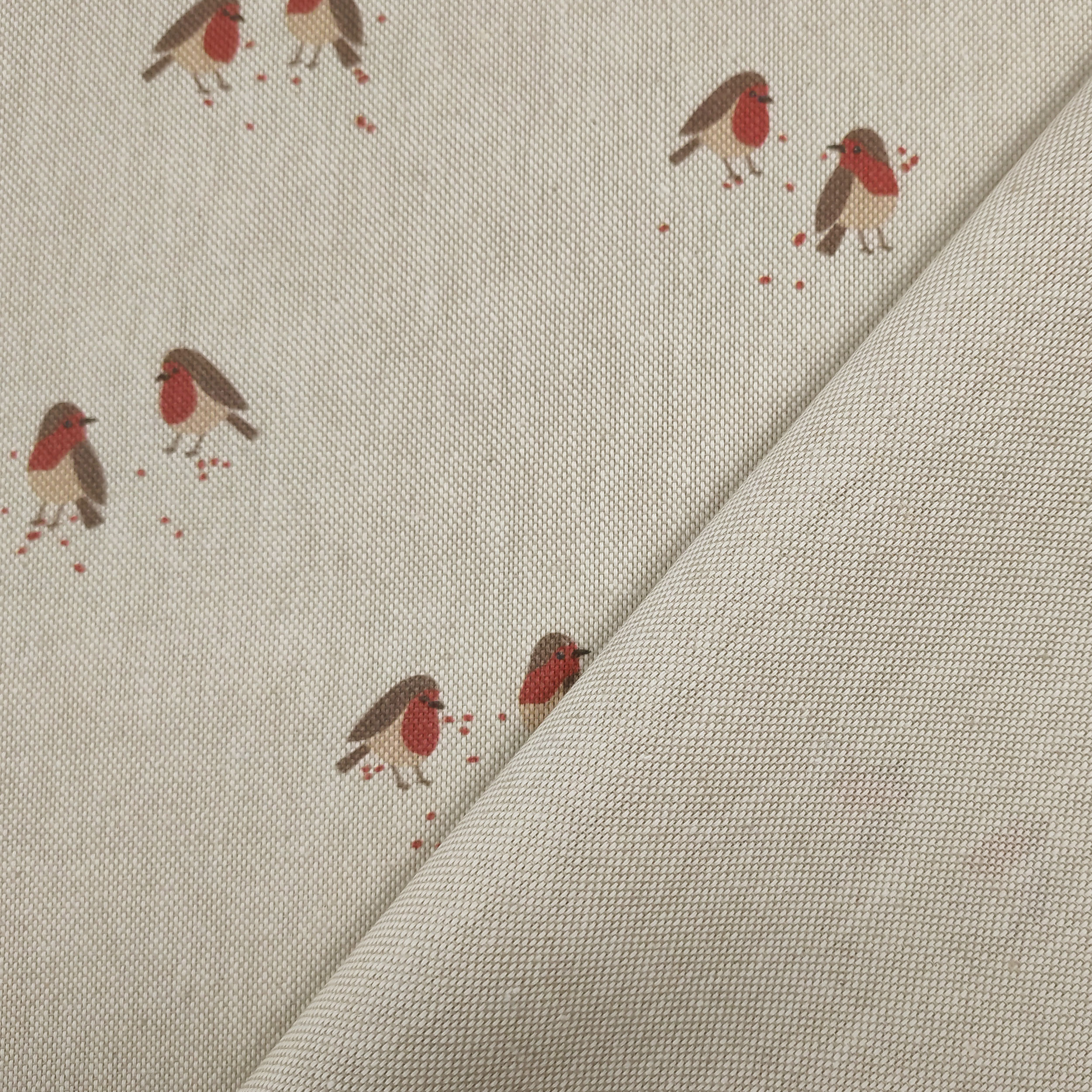 Mixed Cotton Fabric Robins Image
