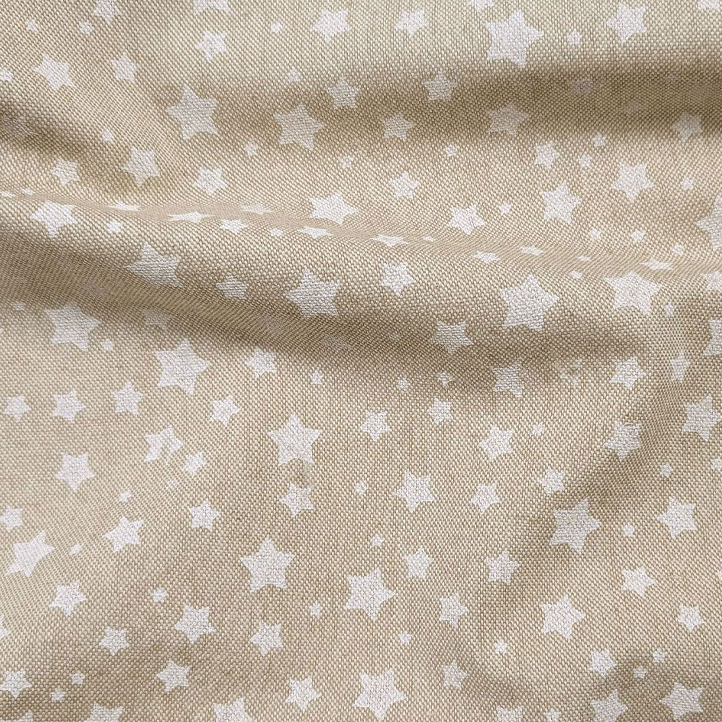 Christmas Tablecloth White Stars Image