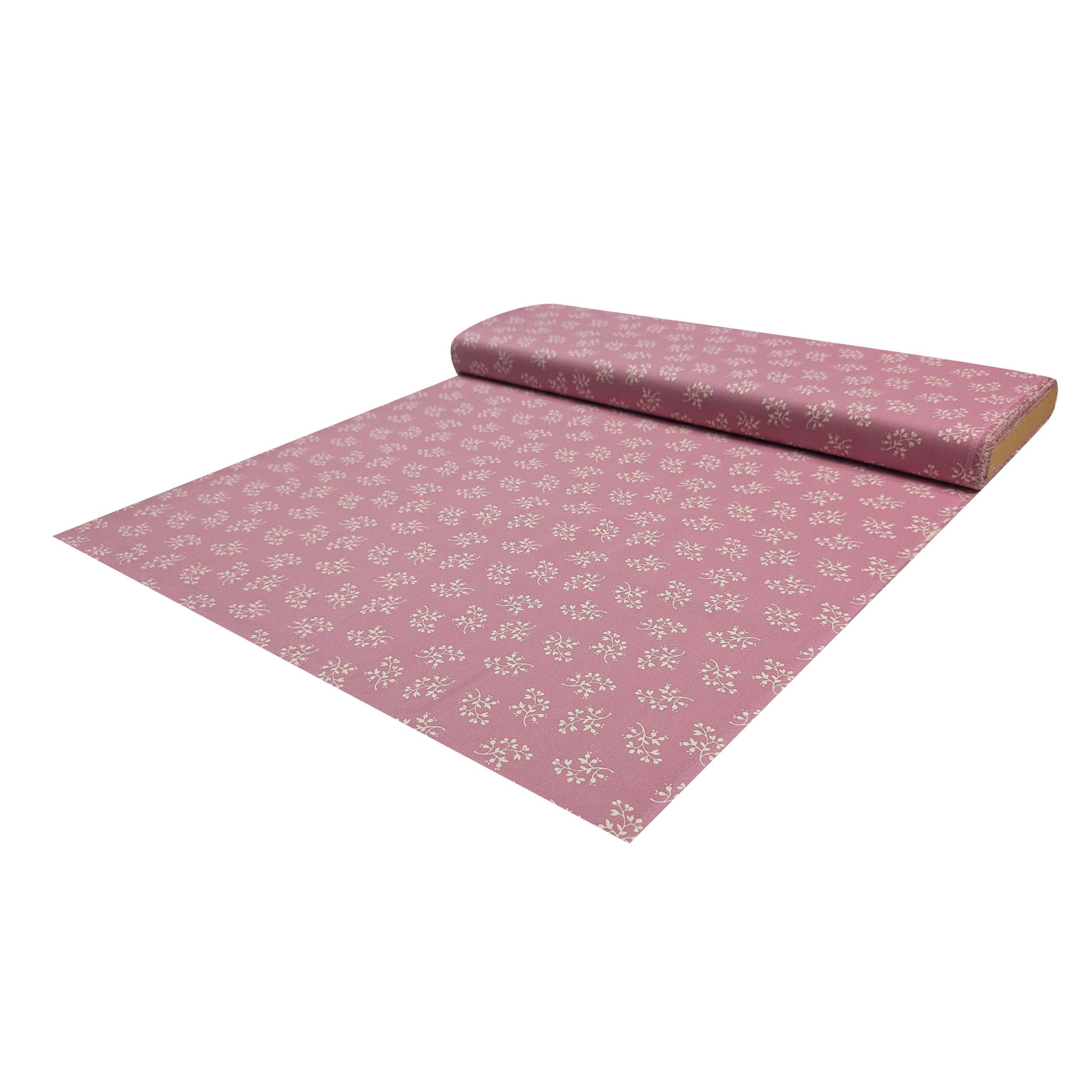 Poplin Cotton Flowers Pink Background Image