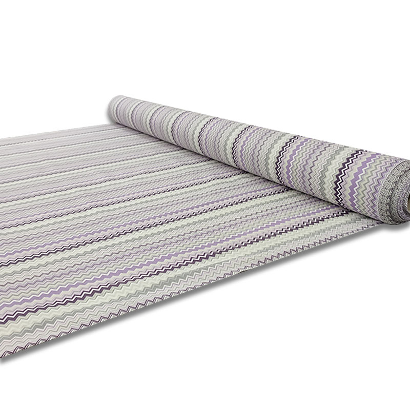 Tissu de coton Zig Zag Tones de violet Image