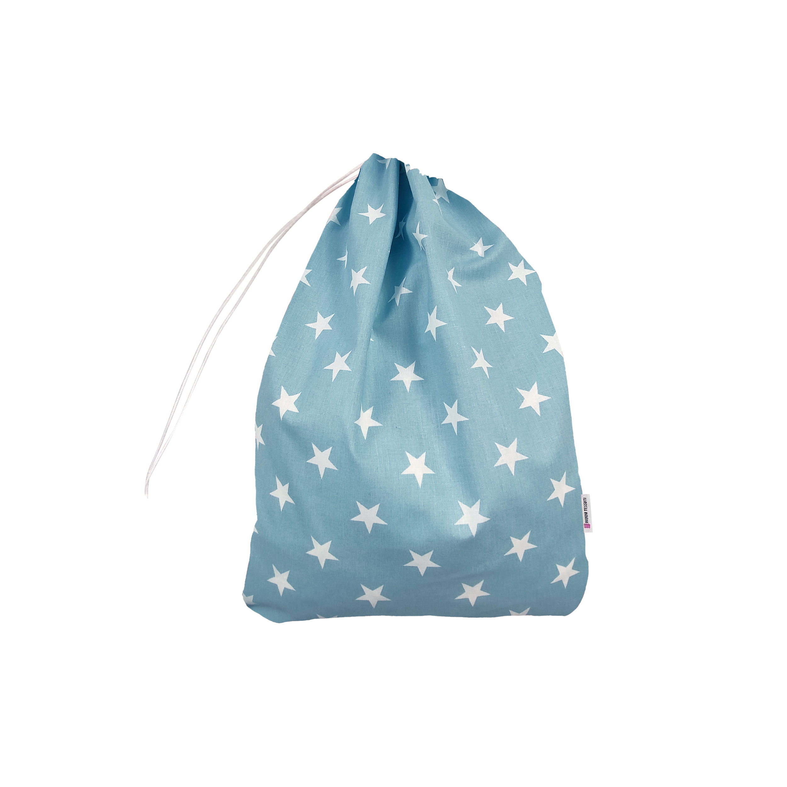 Sac à langer pour l'école maternelle Étoiles blanches sur fond bleu