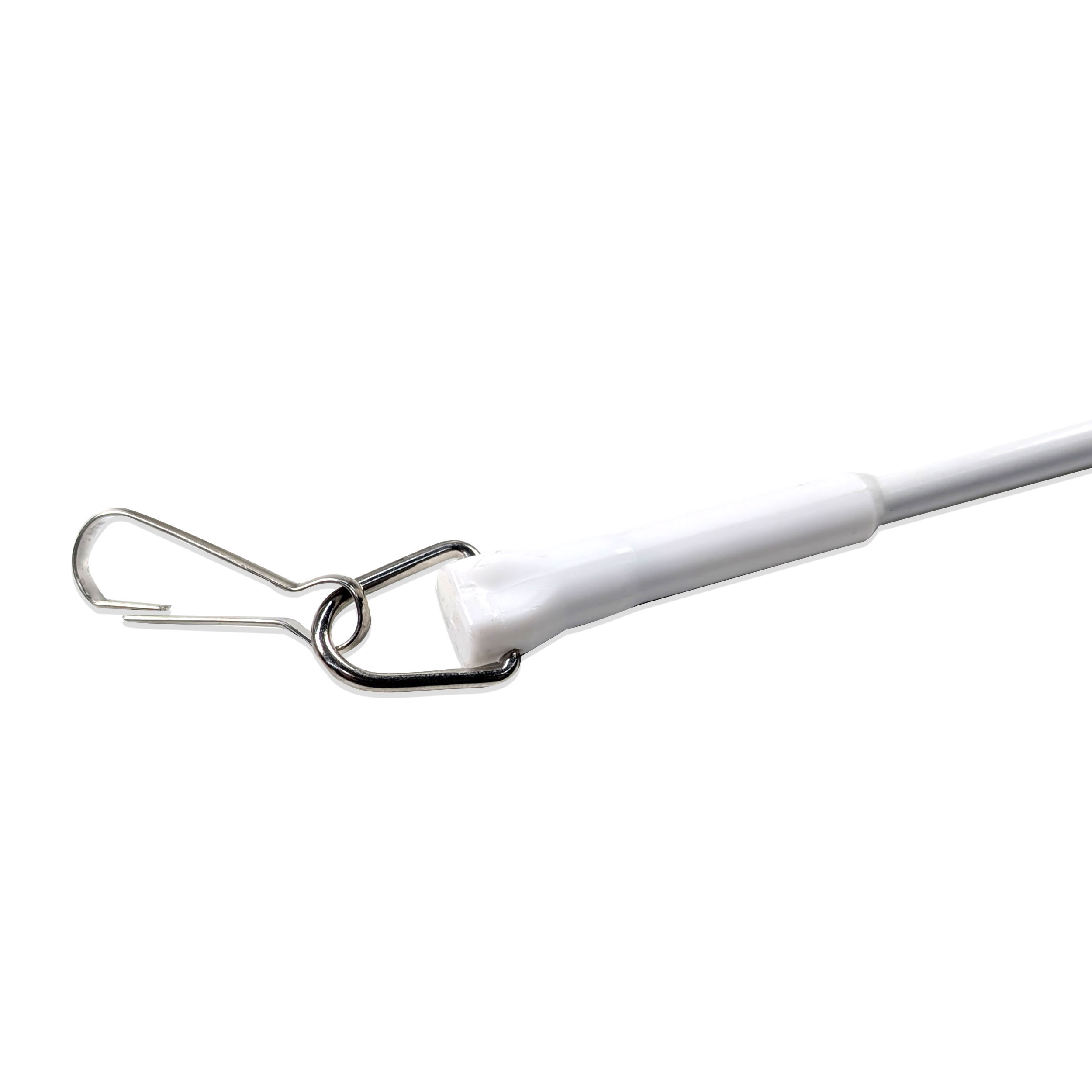 Curtain Pull Whip - Aluminium White Image