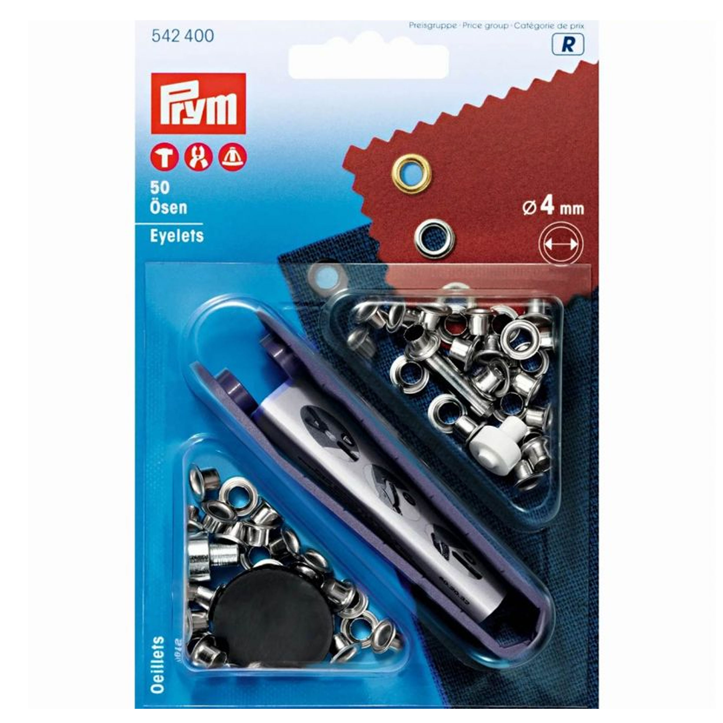 Prym Silver Eyelets 4 mm Image