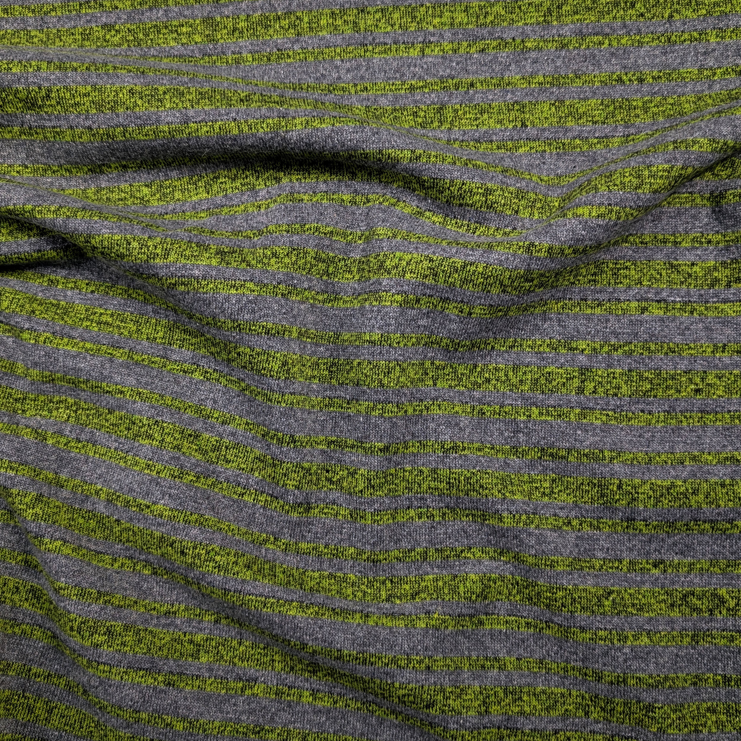 Winter Sweatshirt Green Stripes Image