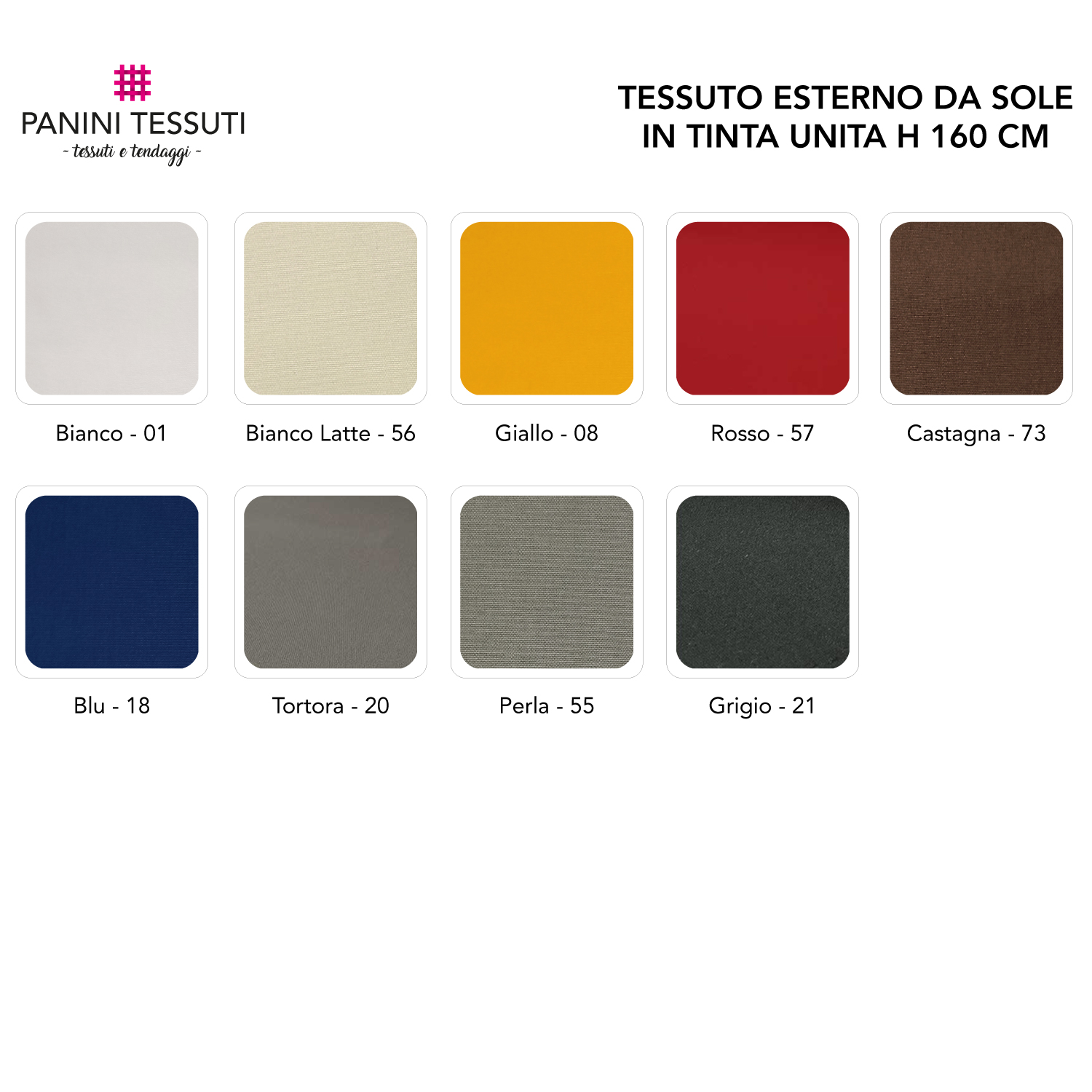 Solid-coloured Outdoor Sun Fabric H 160 cm Image