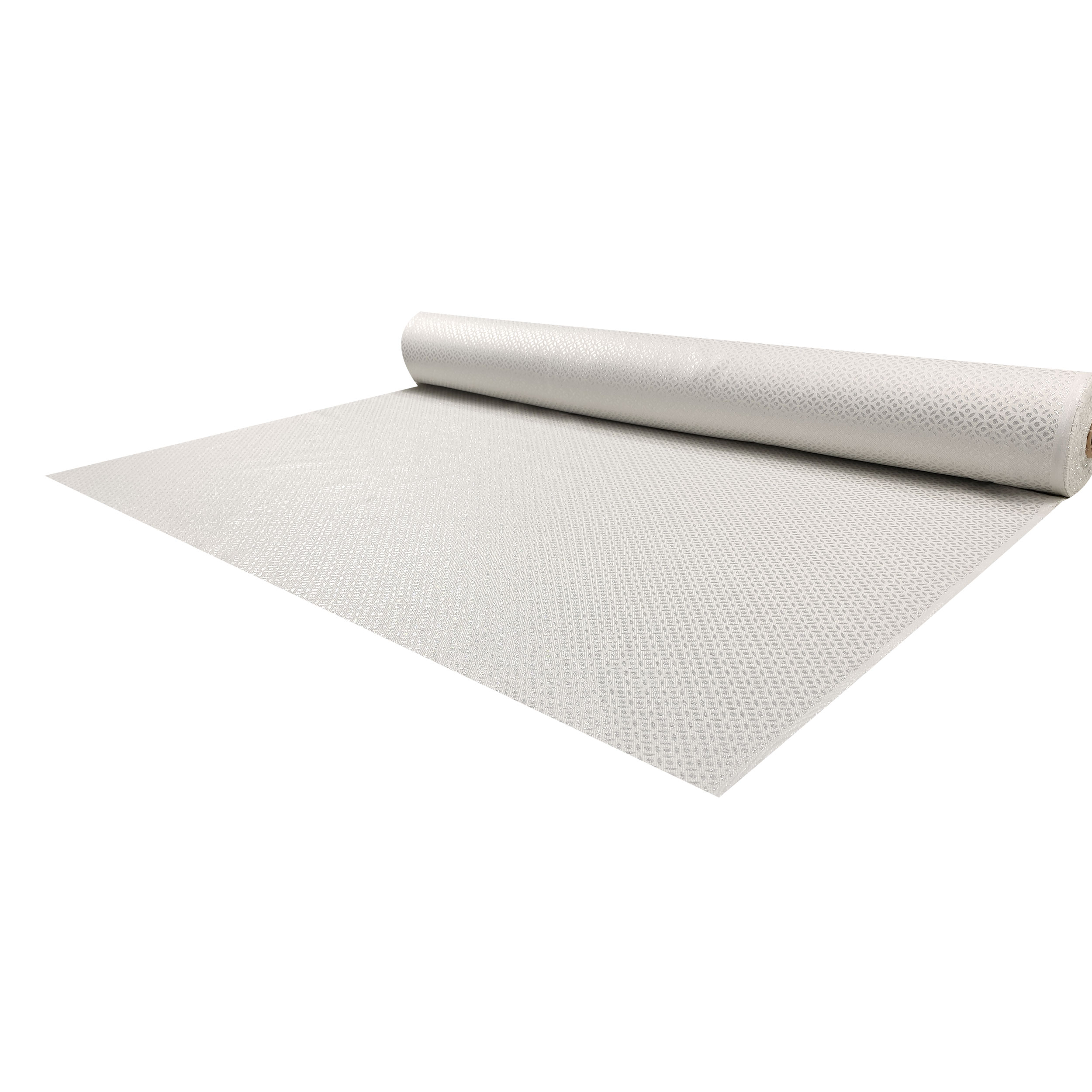 Tissu jacquard avec motif Lurex argenté