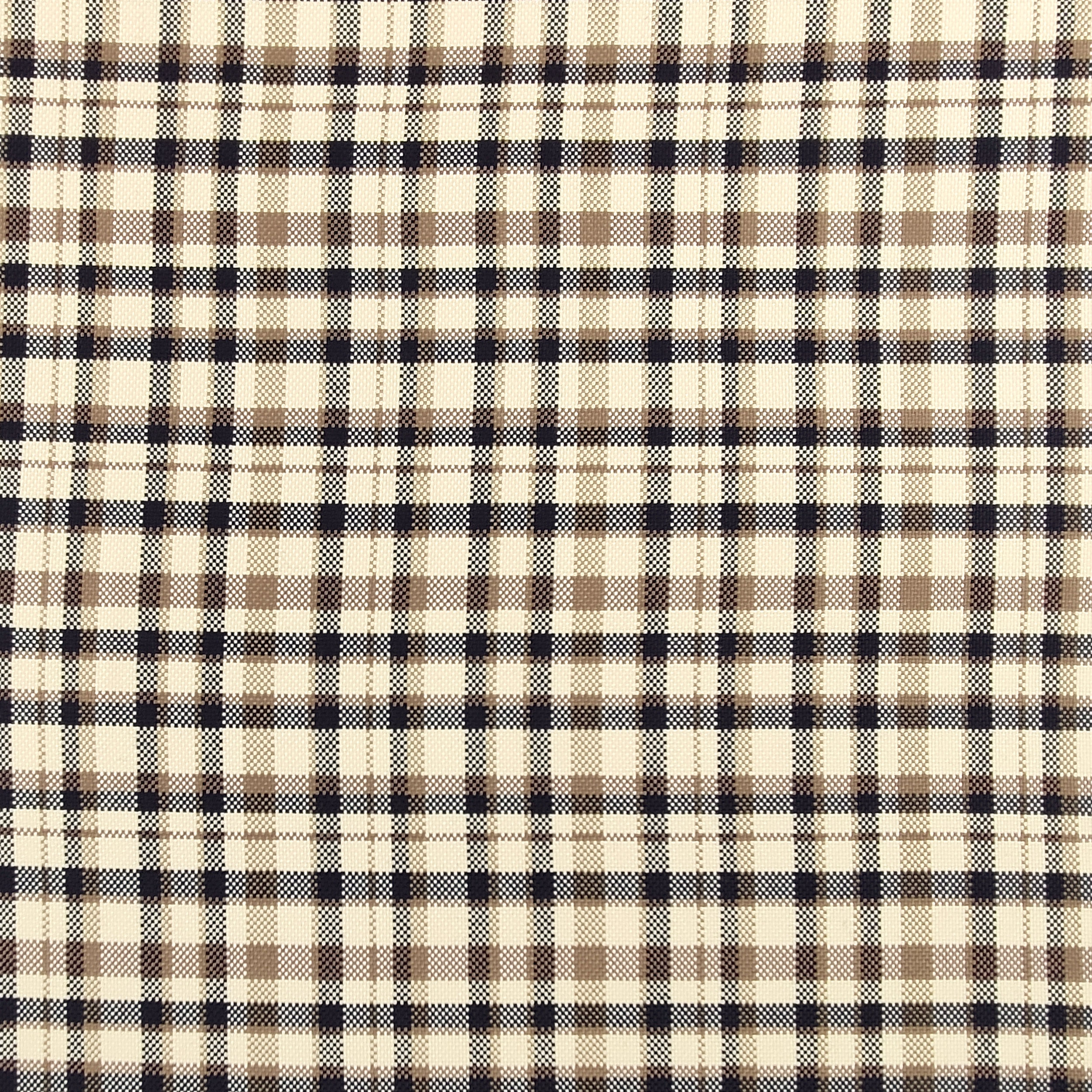 Tissu à carreaux bleu et beige