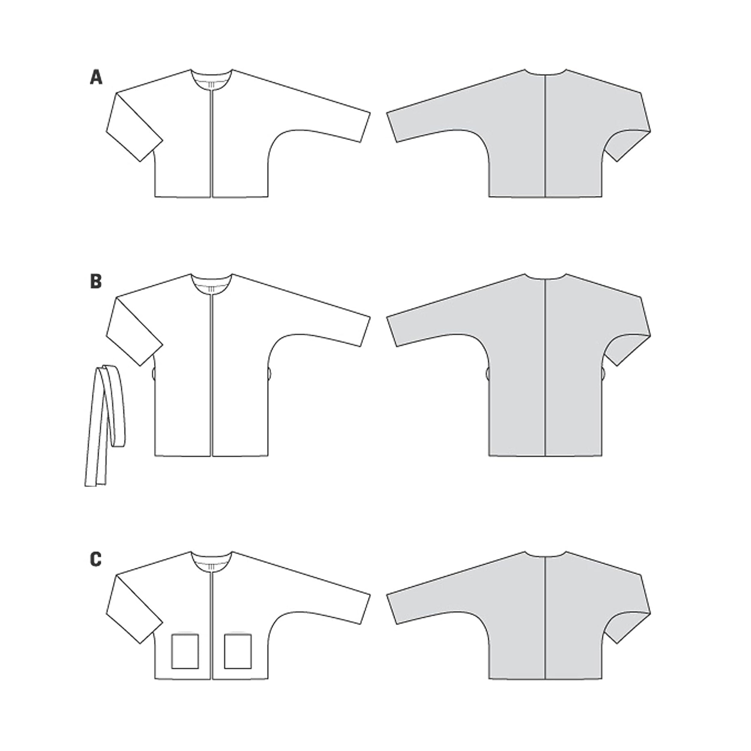 Patron Burda Super Easy Jacket Image