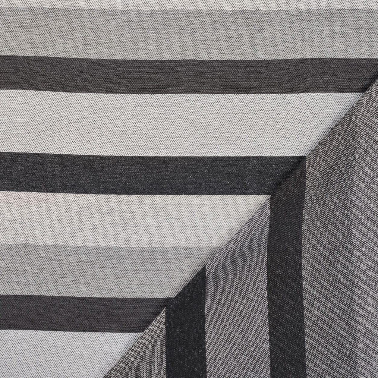 Jacquard gestreift Grauton Einrichtungsstoff