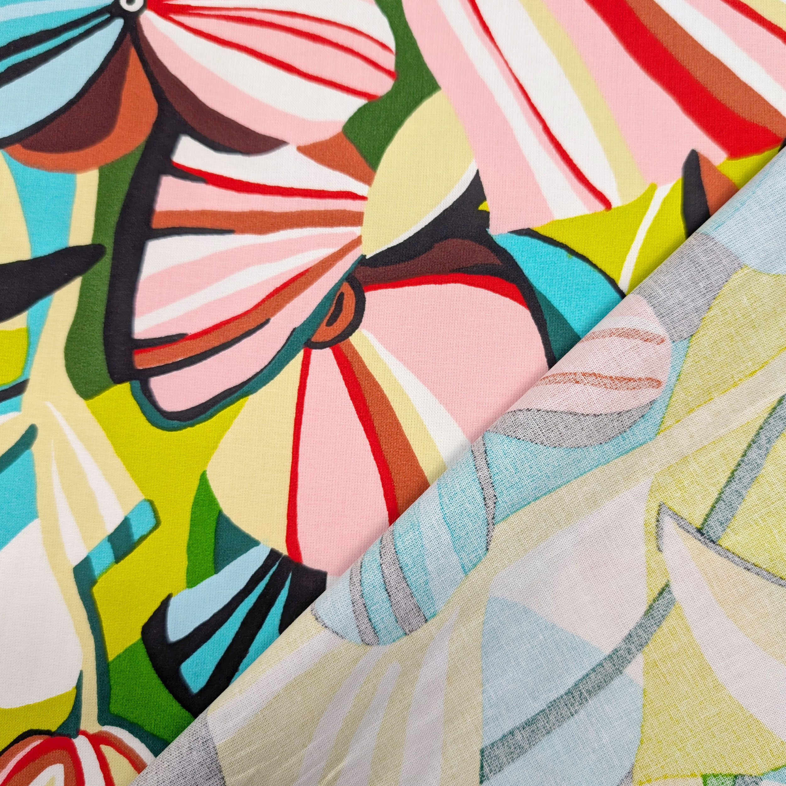 Multicolour Floral Fantasy Cotton Image