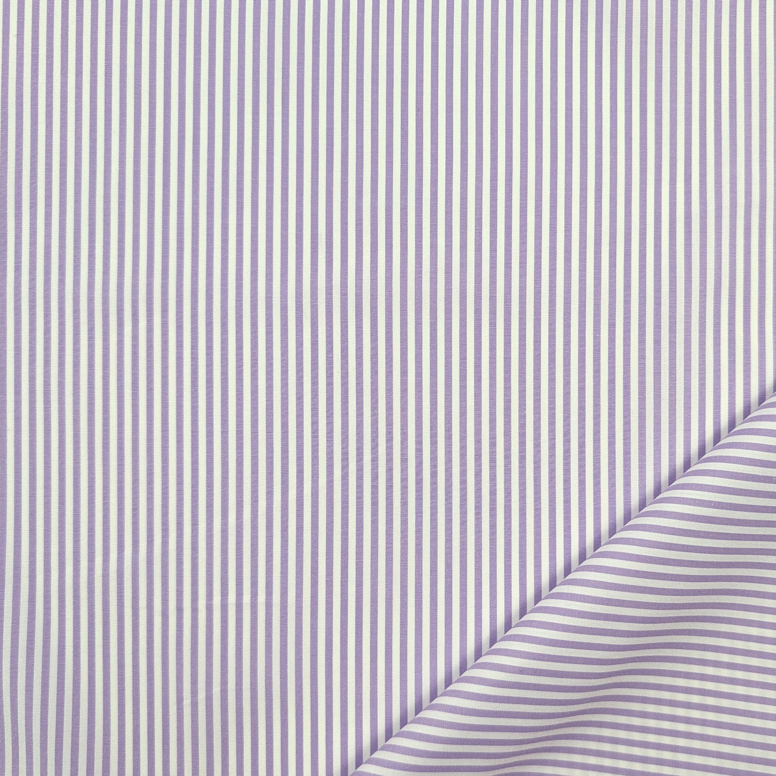 Cotton for Shirting Lilac Stripes Image