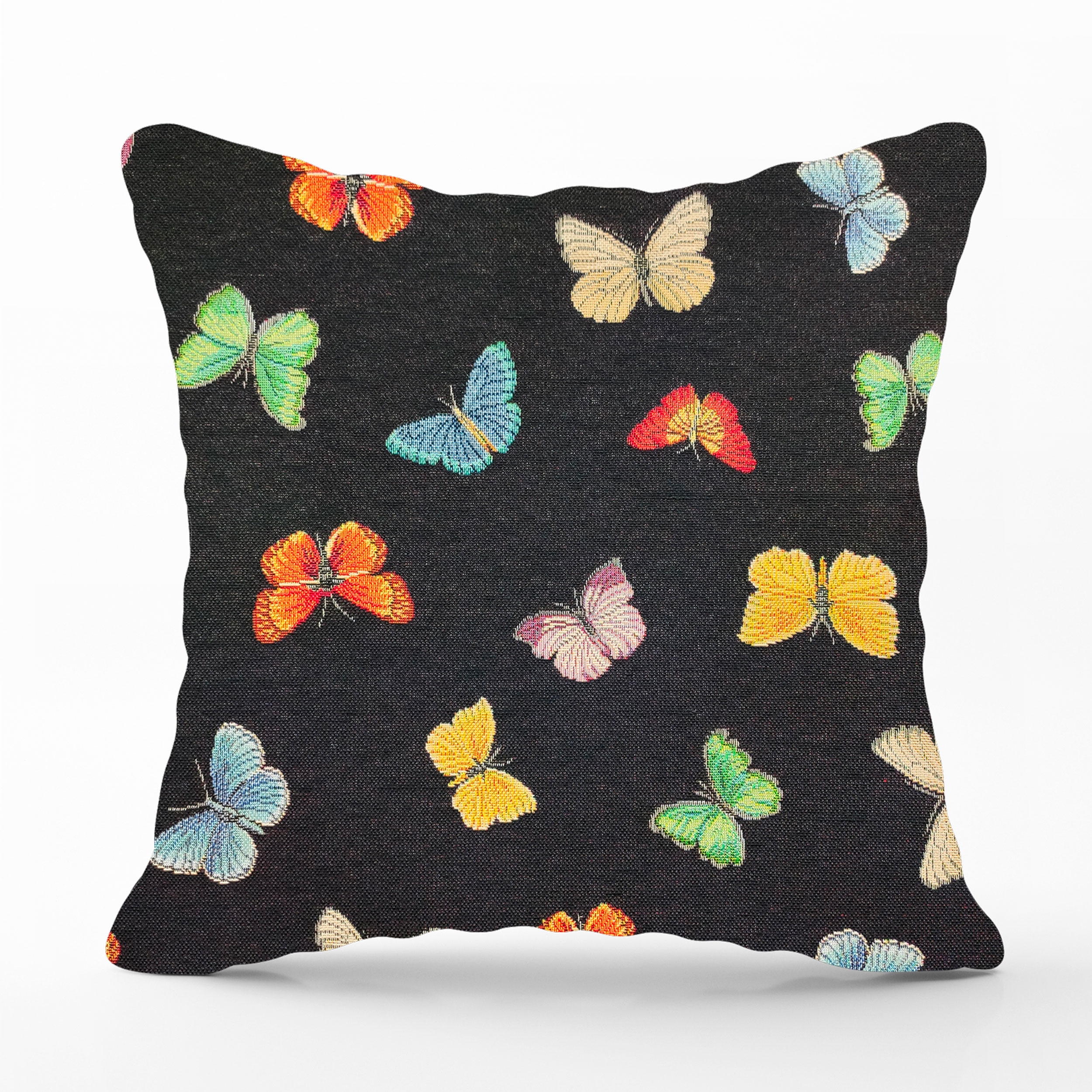 Coussin papillon coloré - Taie d'oreiller