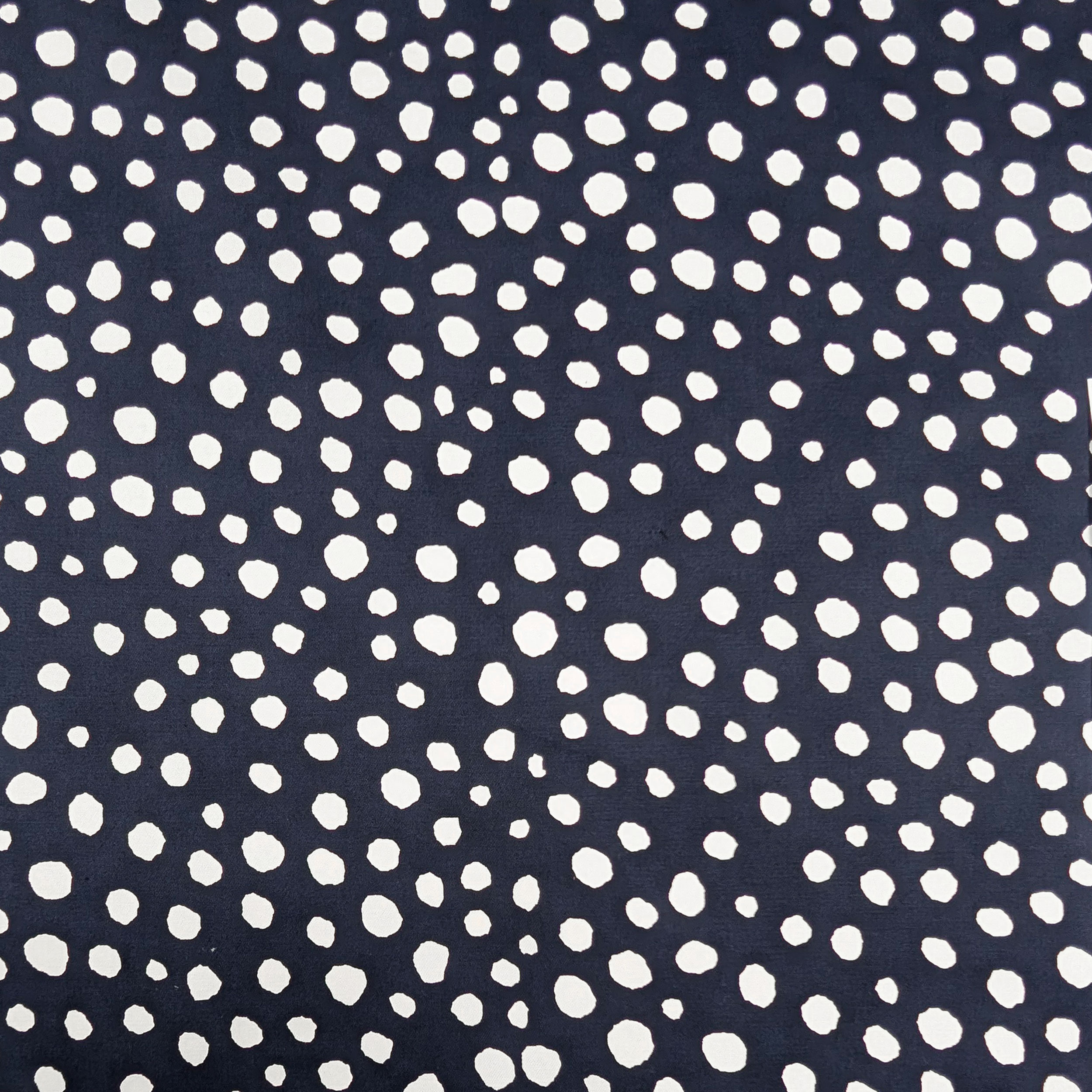 Coton Abstrait Fond bleu à pois Image